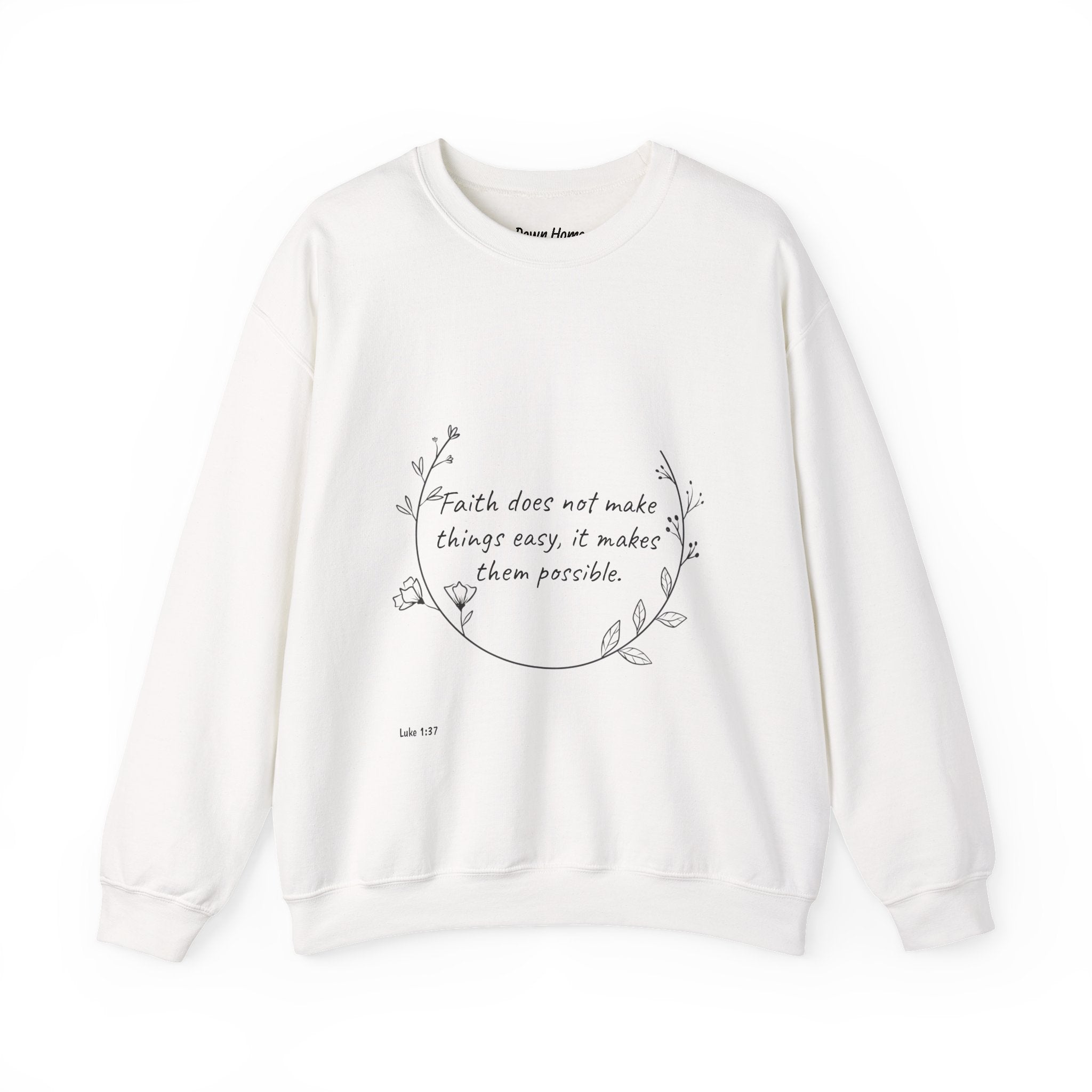 Heavy Blend™ Crewneck Sweatshirt - Luke 1:37