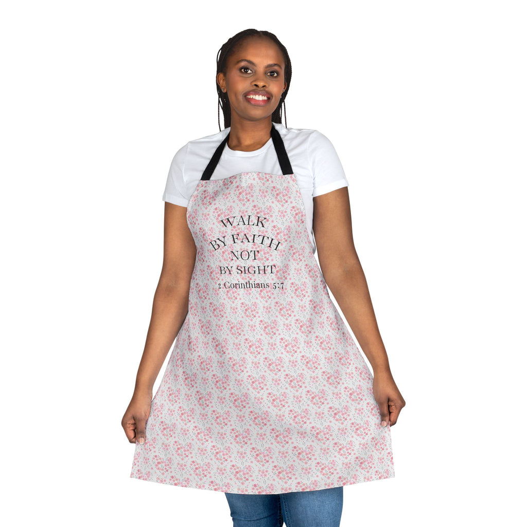 Apron, 5-Color Straps - Walk by Faith