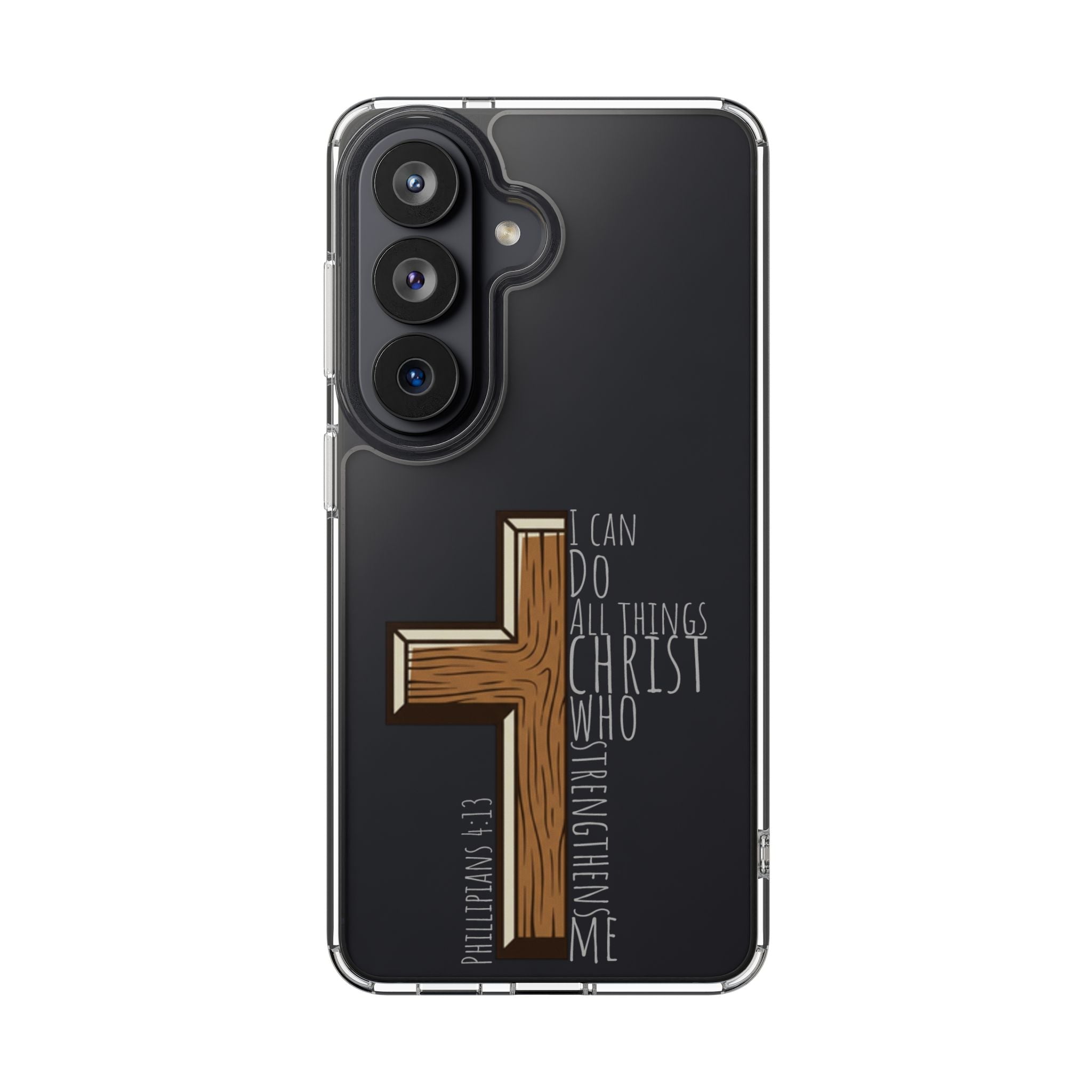 Clear Impact-Resistant Case - I Can Do All Things