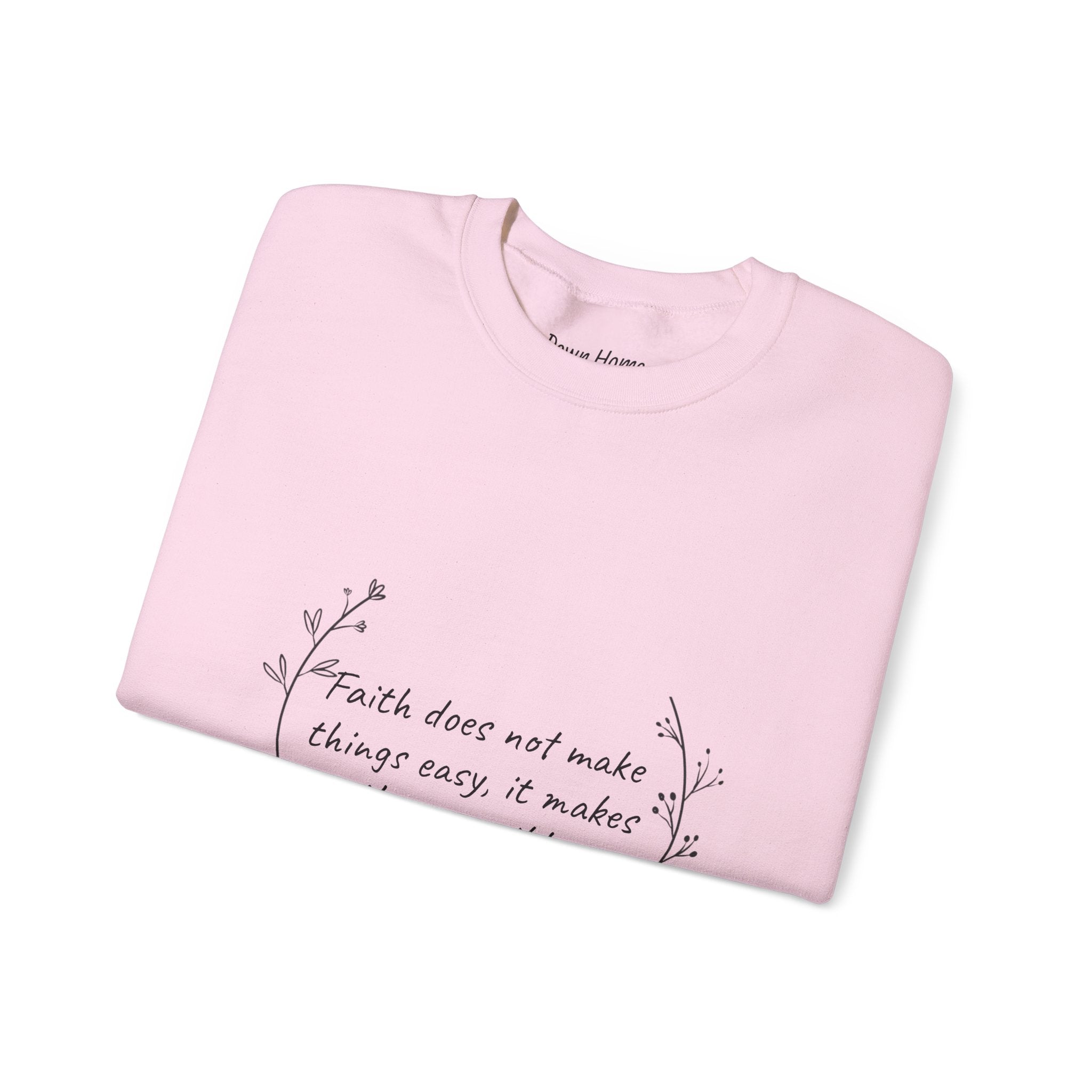 Heavy Blend™ Crewneck Sweatshirt - Luke 1:37