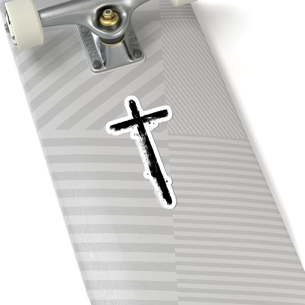 Kiss-Cut Sticker - Cross