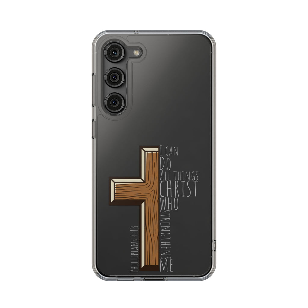 Clear Impact-Resistant Case - I Can Do All Things