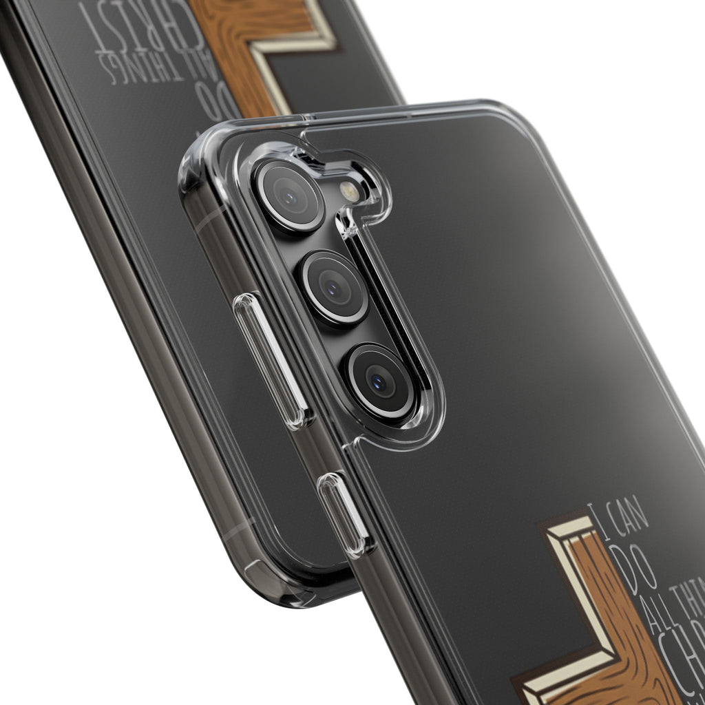 Clear Impact-Resistant Case - I Can Do All Things