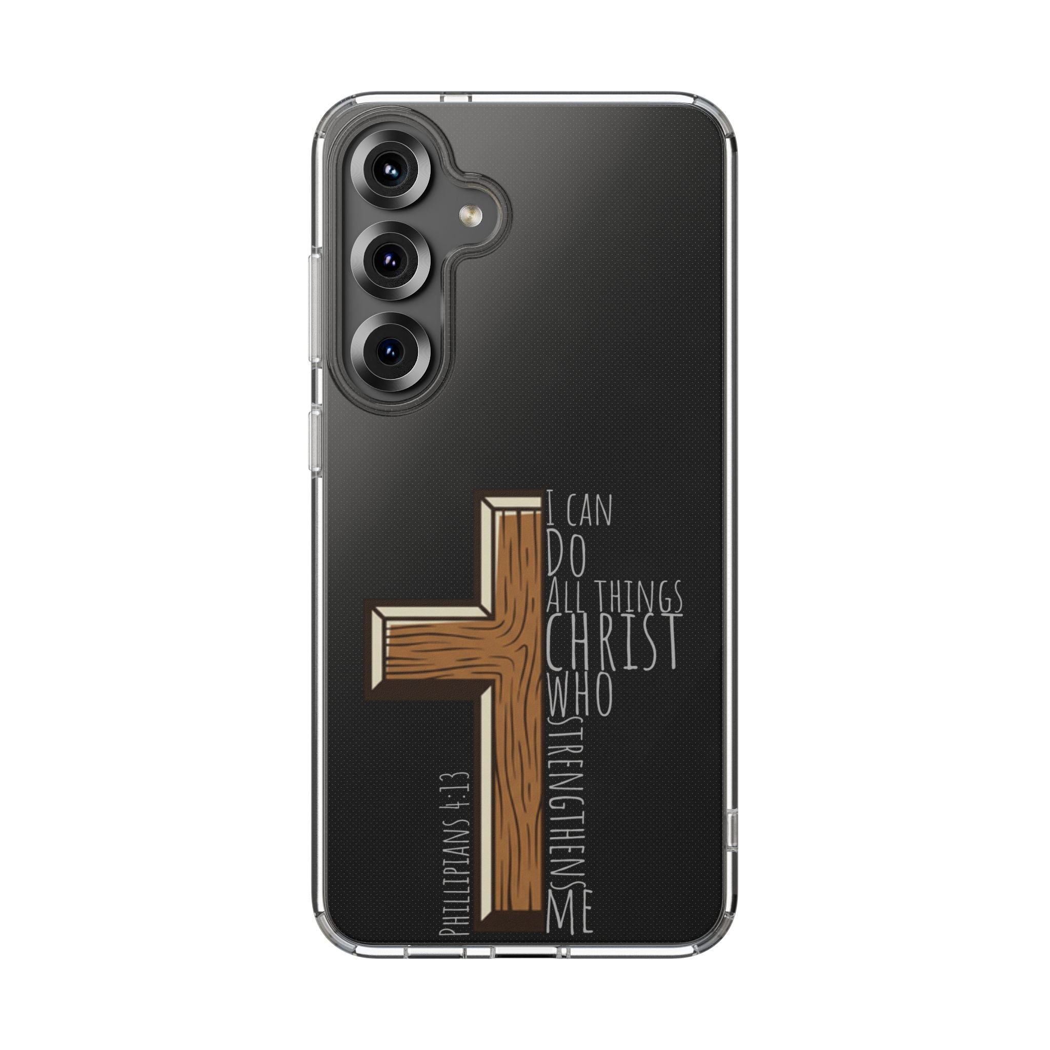 Clear Impact-Resistant Case - I Can Do All Things