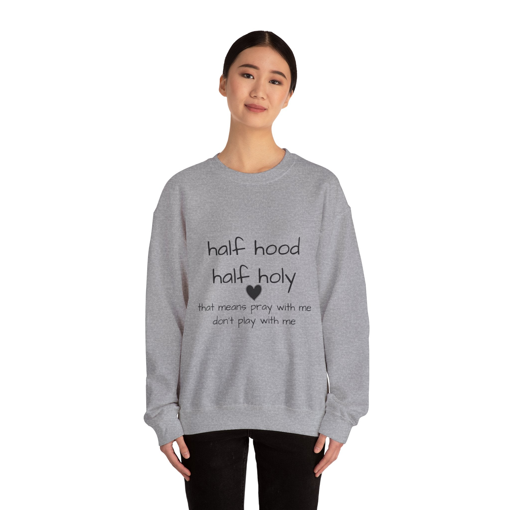 Heavy Blend™ Crewneck Sweatshirt - Half & Half