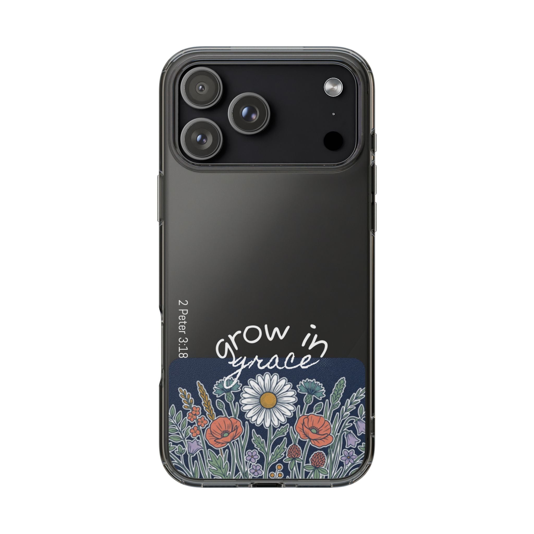 Clear Impact-Resistant Case - Grow in Grace