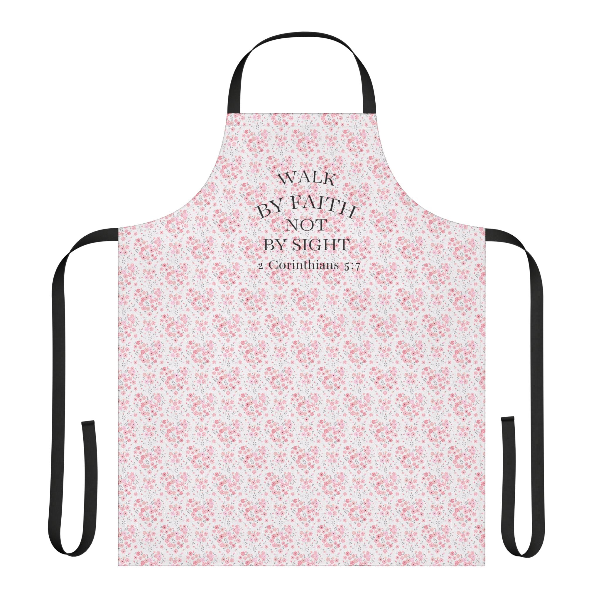 Apron, 5-Color Straps - Walk by Faith