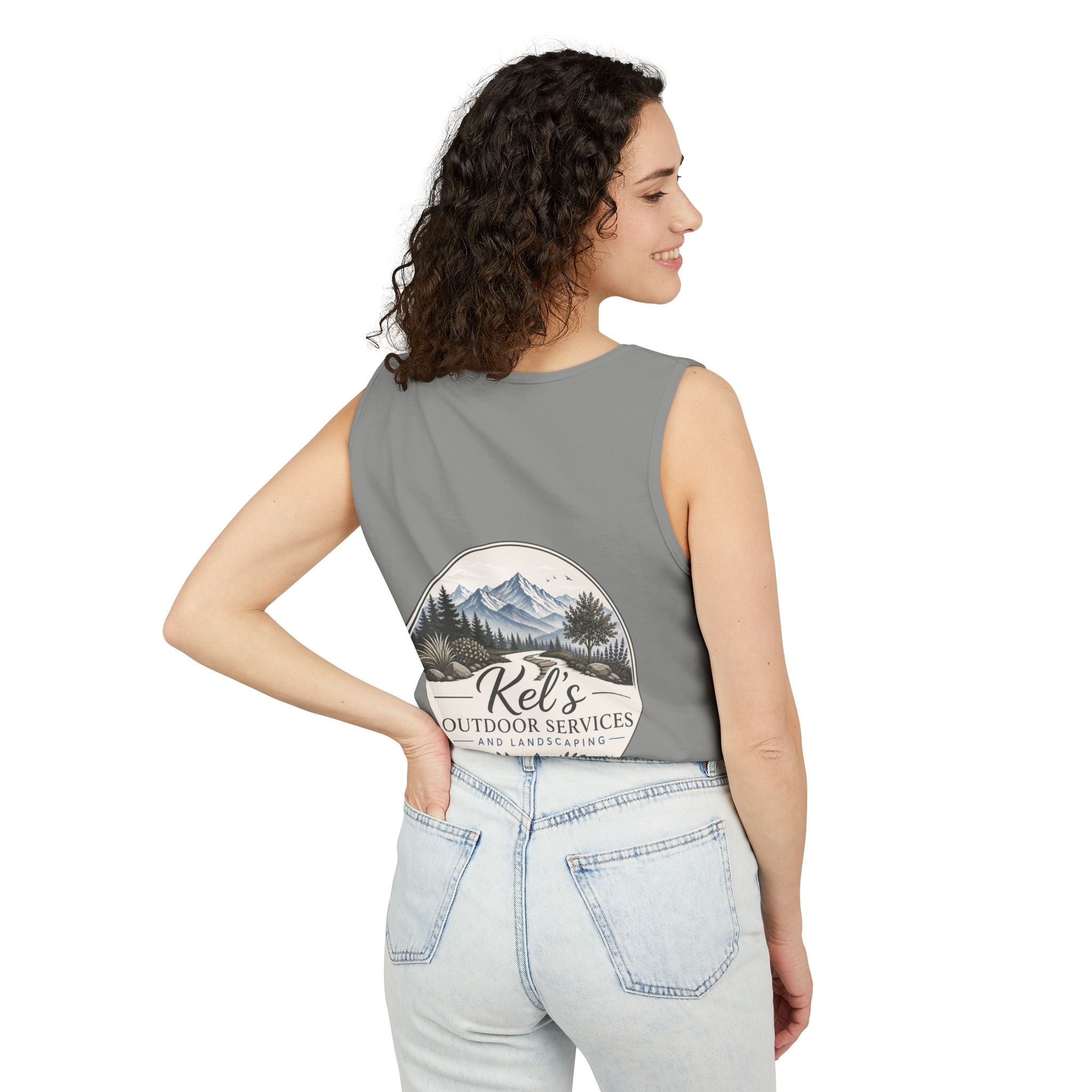 Garment-Dyed Tank Top - Kel’s Outdoor Services & Landscaping