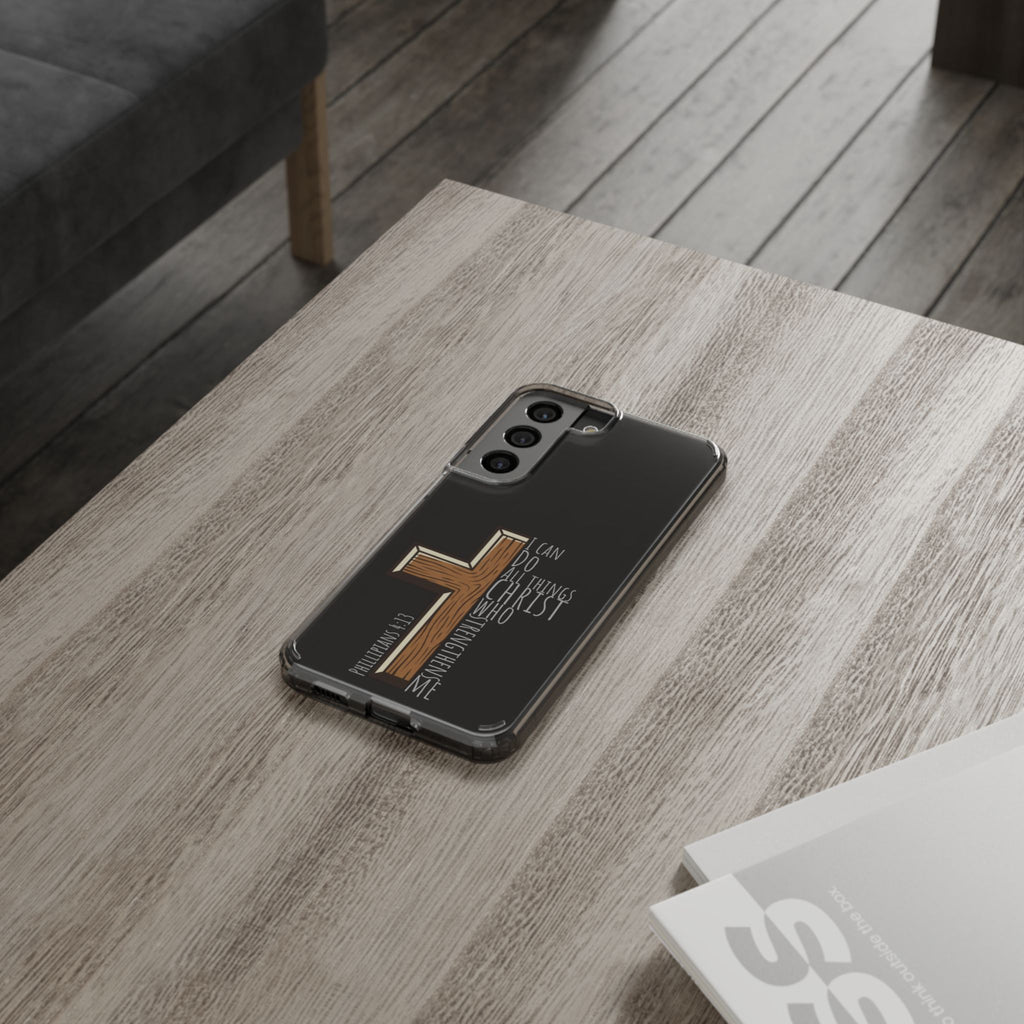 Clear Impact-Resistant Case - I Can Do All Things