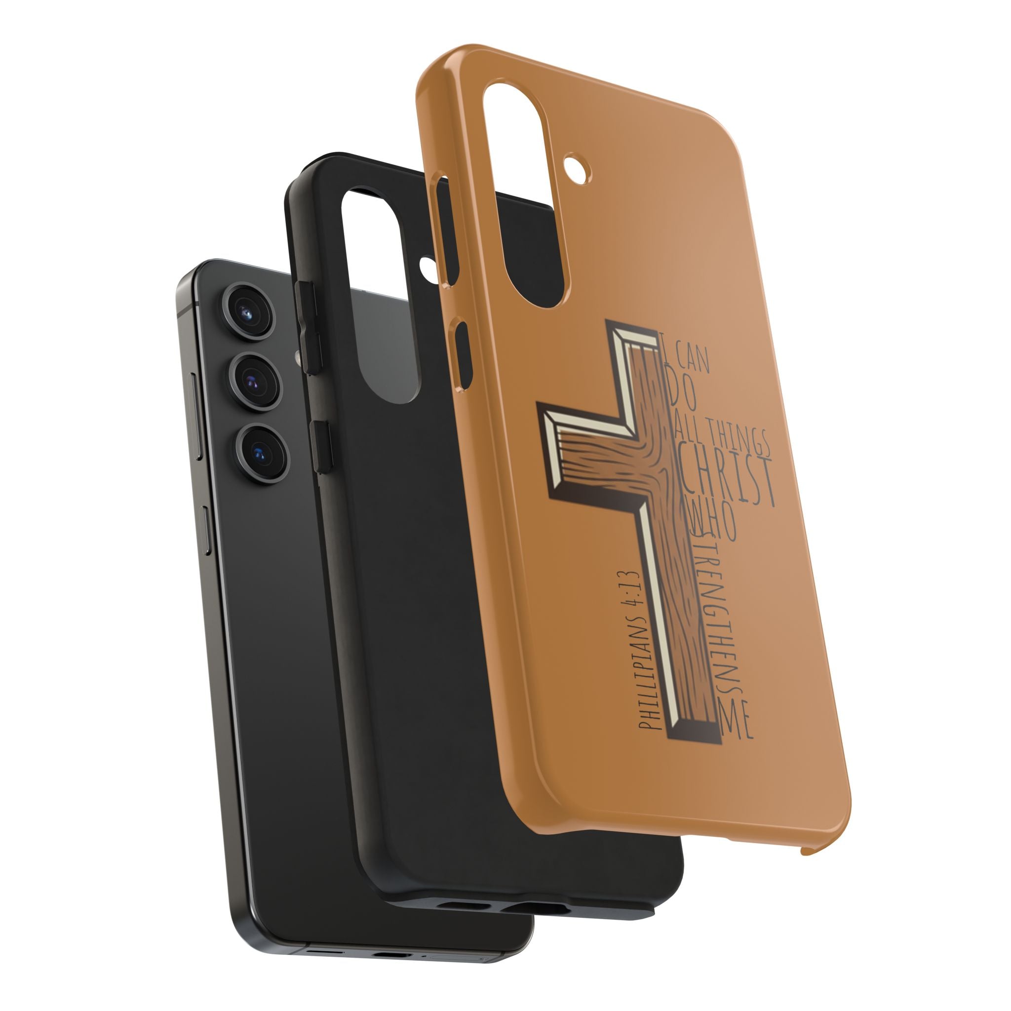 Tough Phone Case - I Can Do All Things (brown)