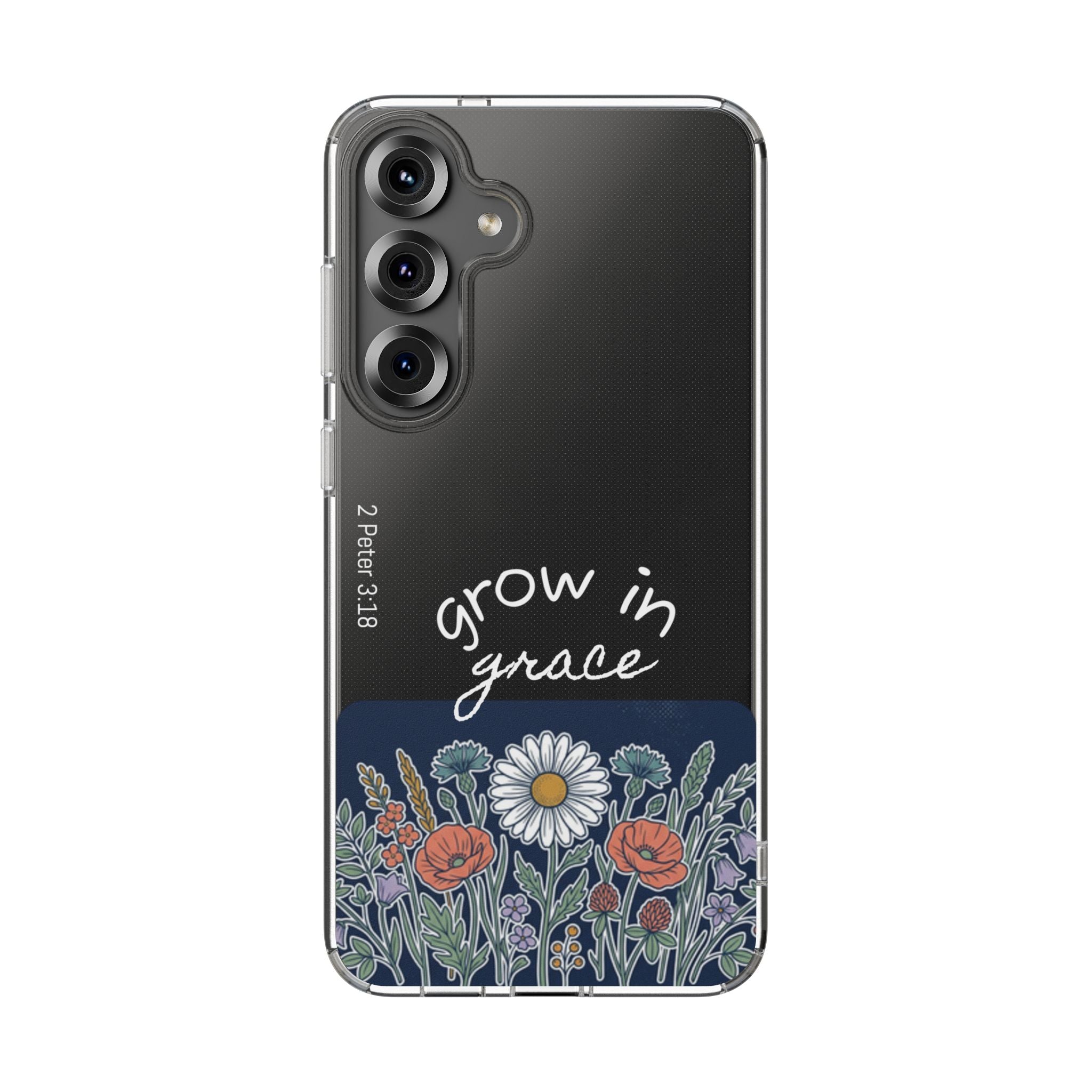Clear Impact-Resistant Case - Grow in Grace