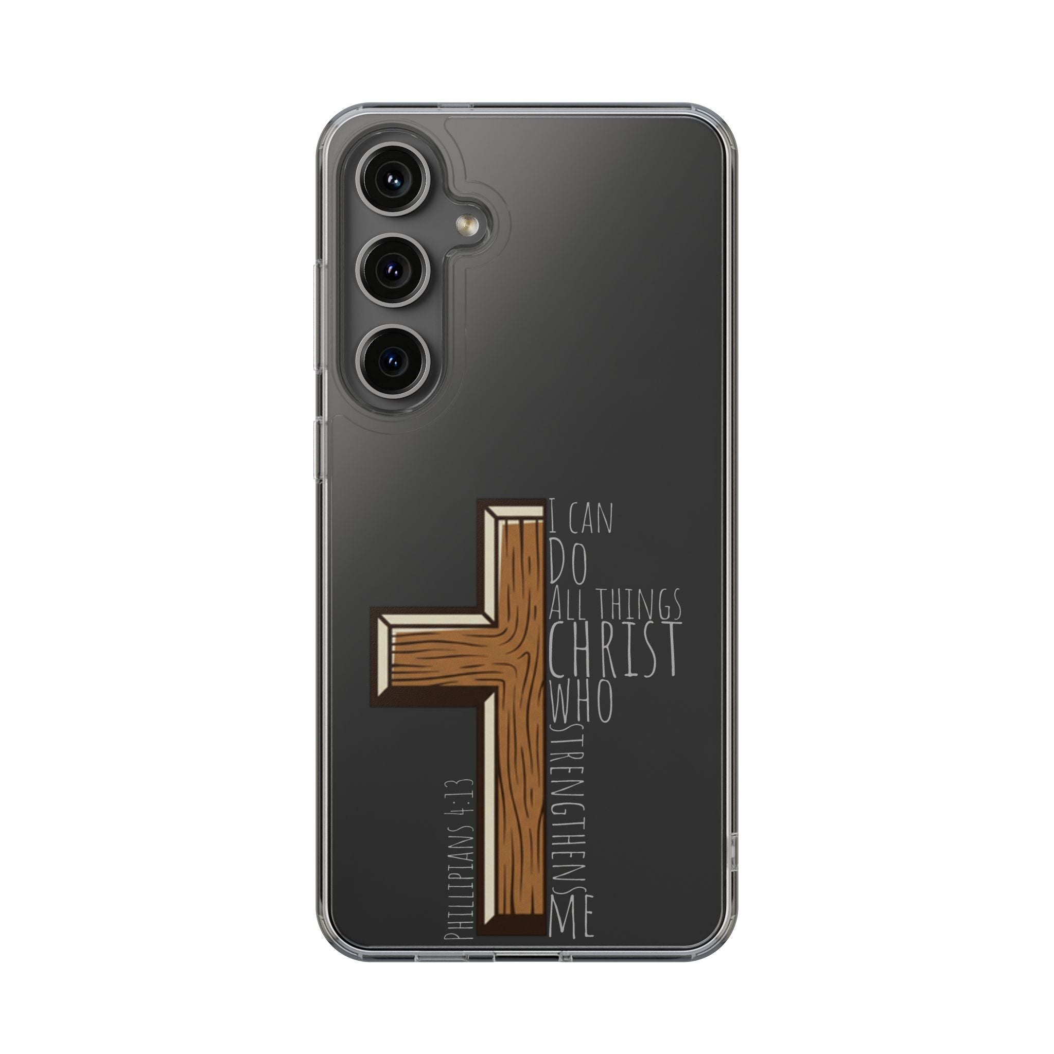 Clear Impact-Resistant Case - I Can Do All Things
