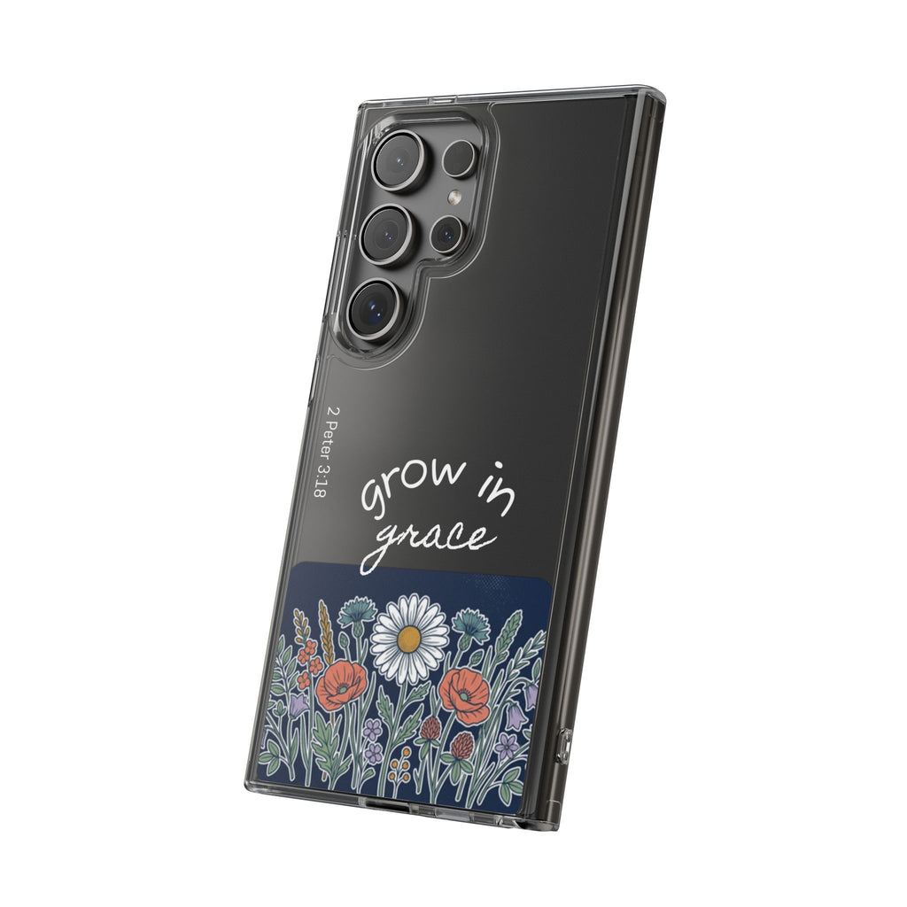 Clear Impact-Resistant Case - Grow in Grace