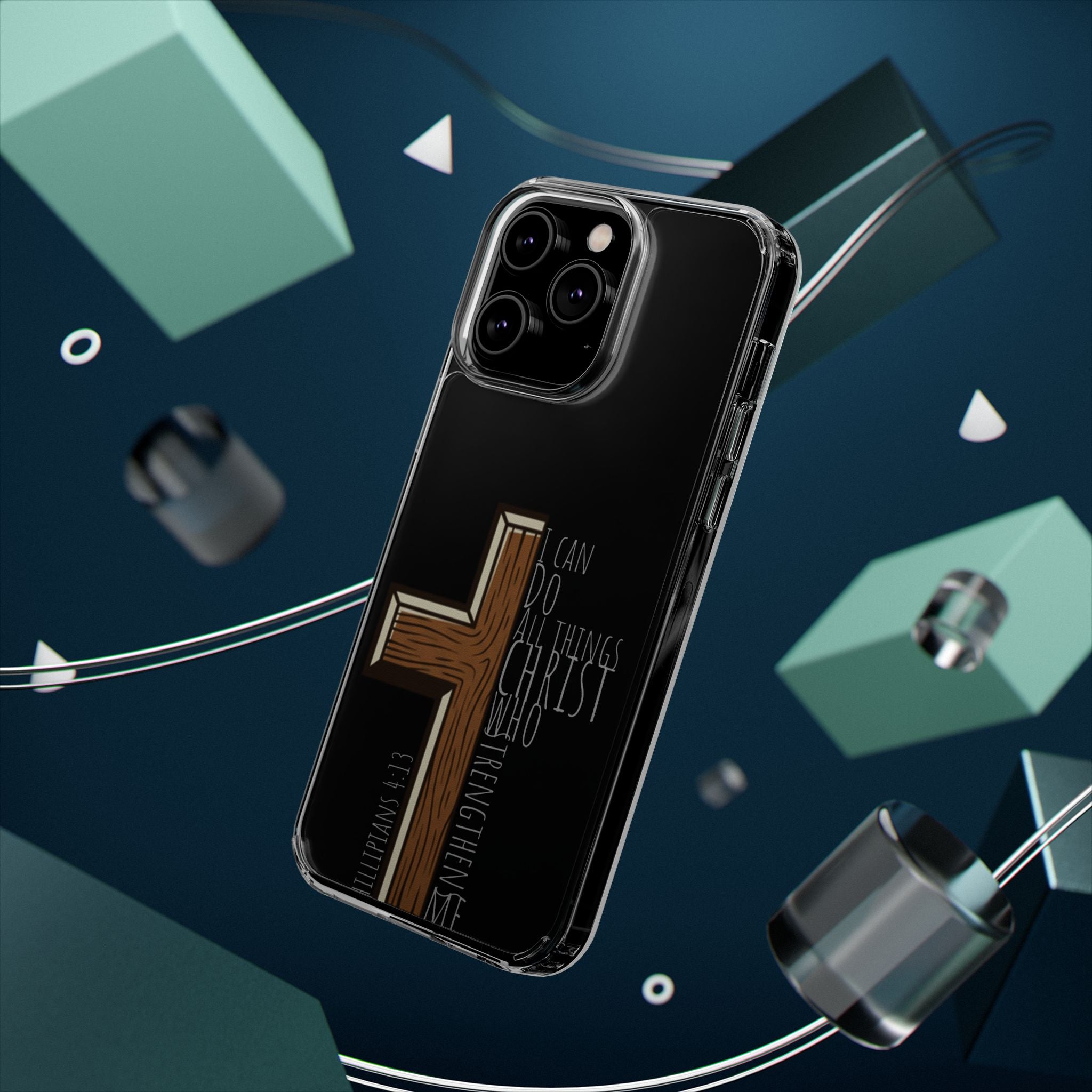 Clear Impact-Resistant Case - I Can Do All Things