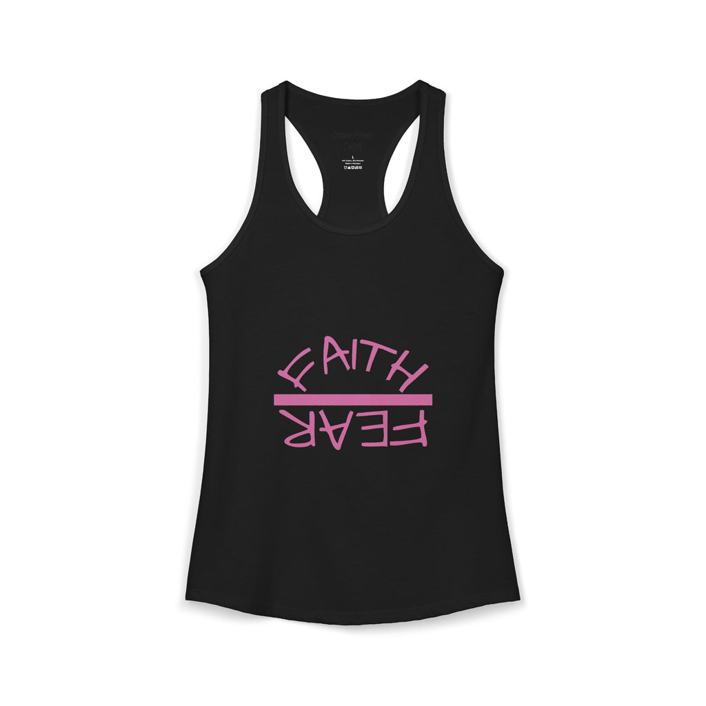 Women's Ideal Racerback Tank - Faith Over Fear
