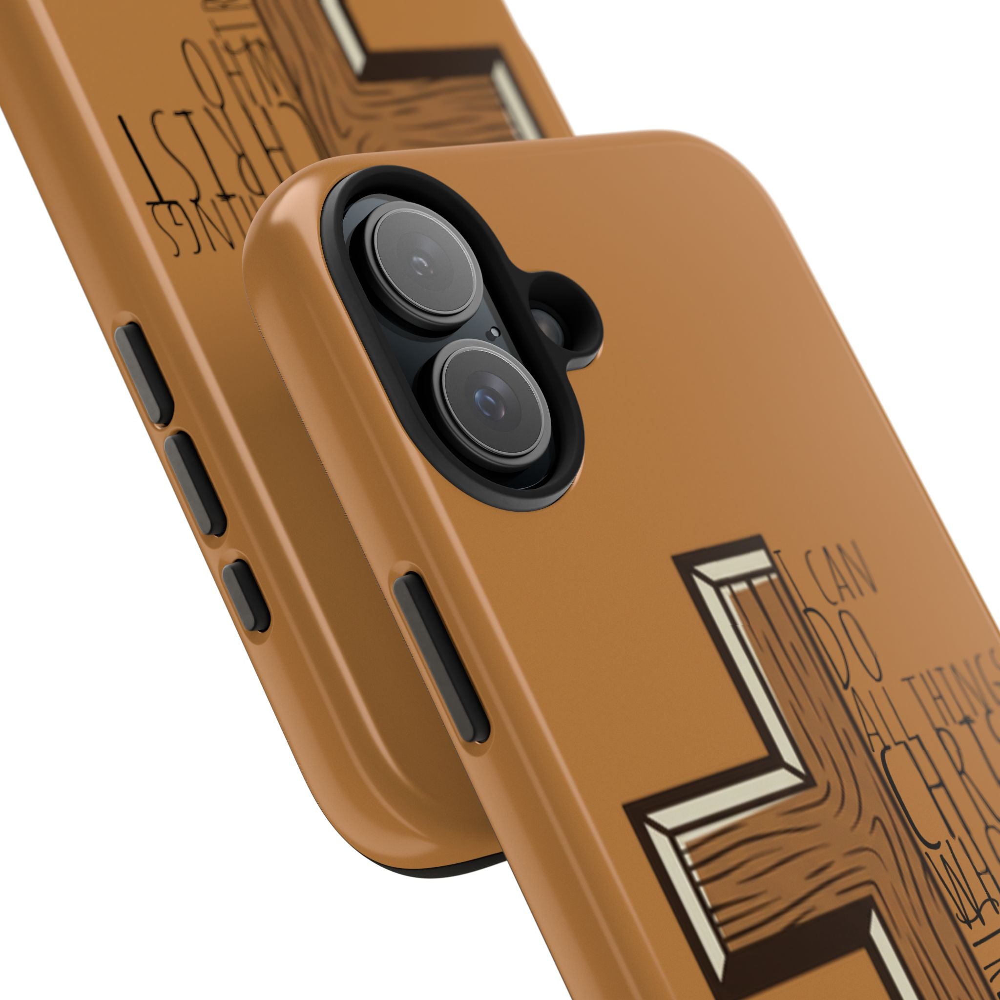 Tough Phone Case - I Can Do All Things (brown)