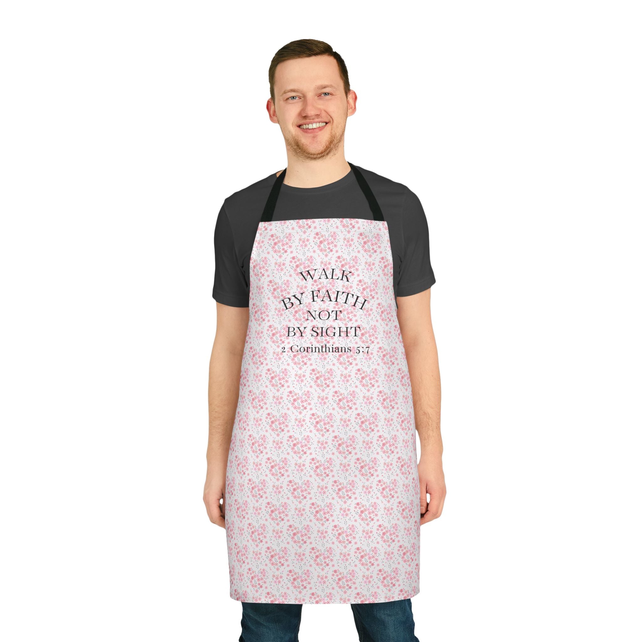 Apron, 5-Color Straps - Walk by Faith