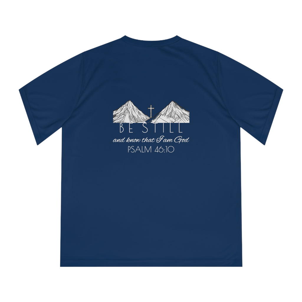 Women's Performance V-Neck T-Shirt - Be Still & Know