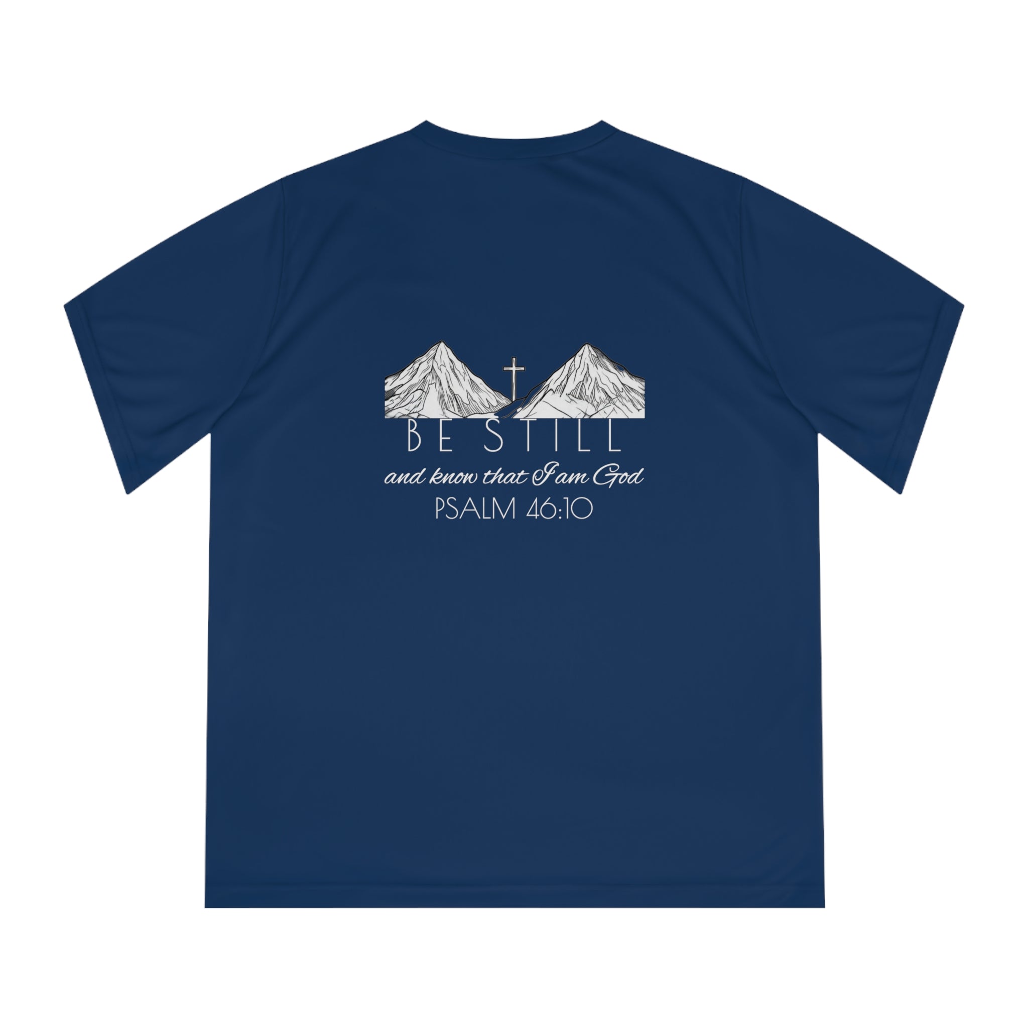 Women's Performance V-Neck T-Shirt - Be Still & Know