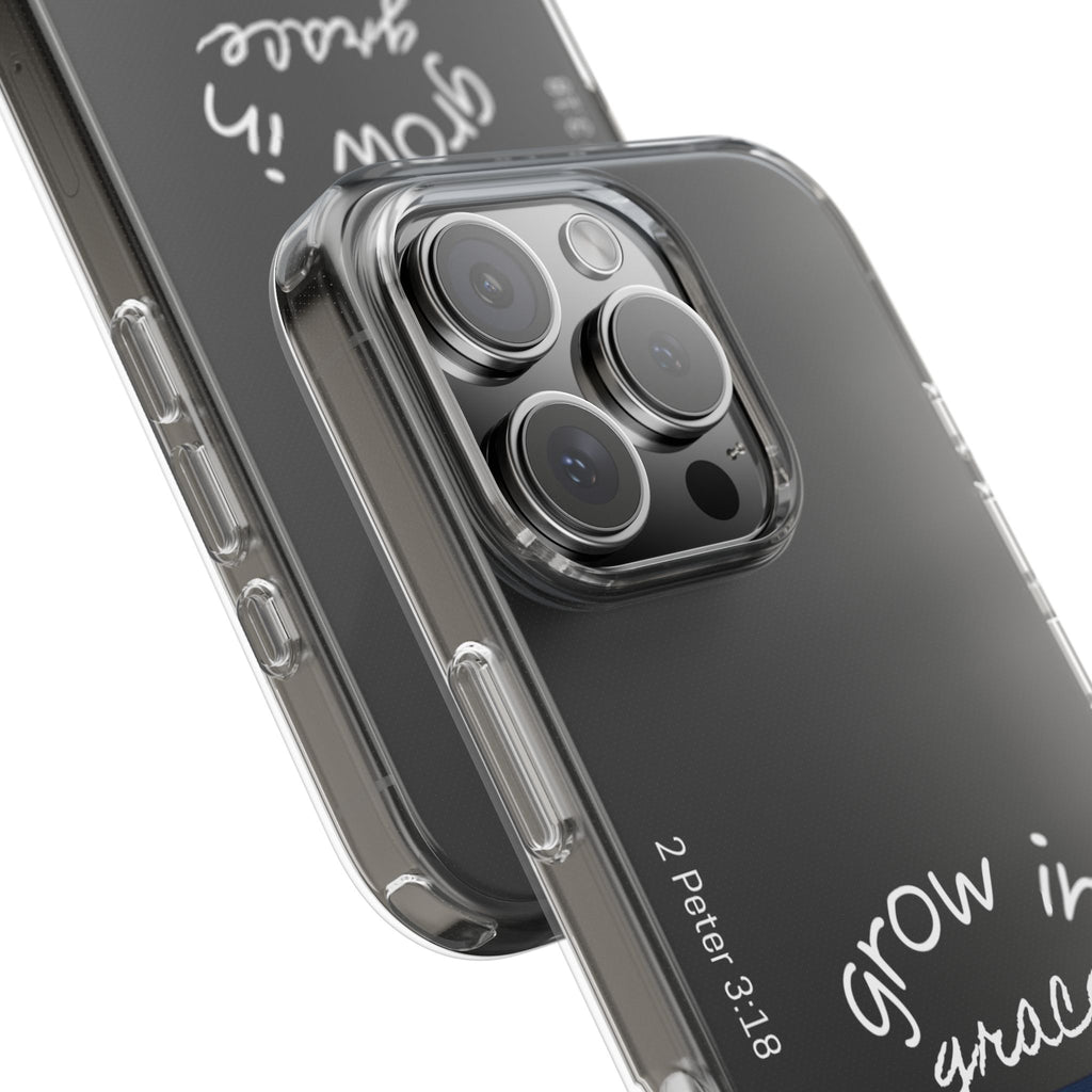 Clear Impact-Resistant Case - Grow in Grace