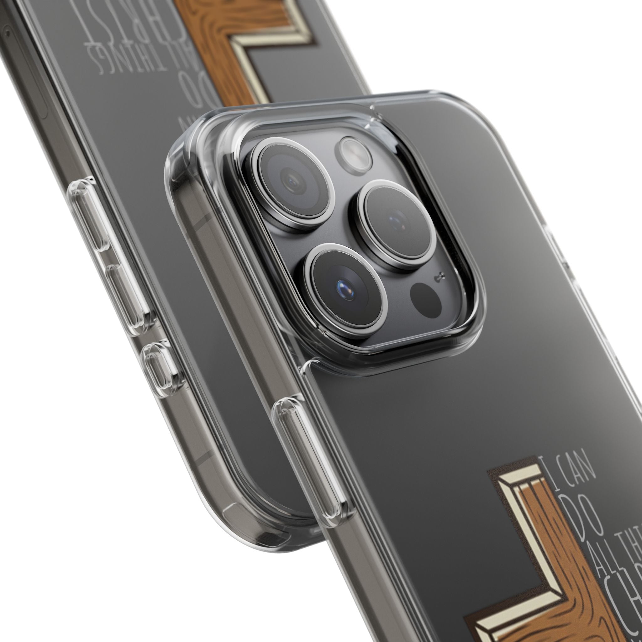 Clear Impact-Resistant Case - I Can Do All Things
