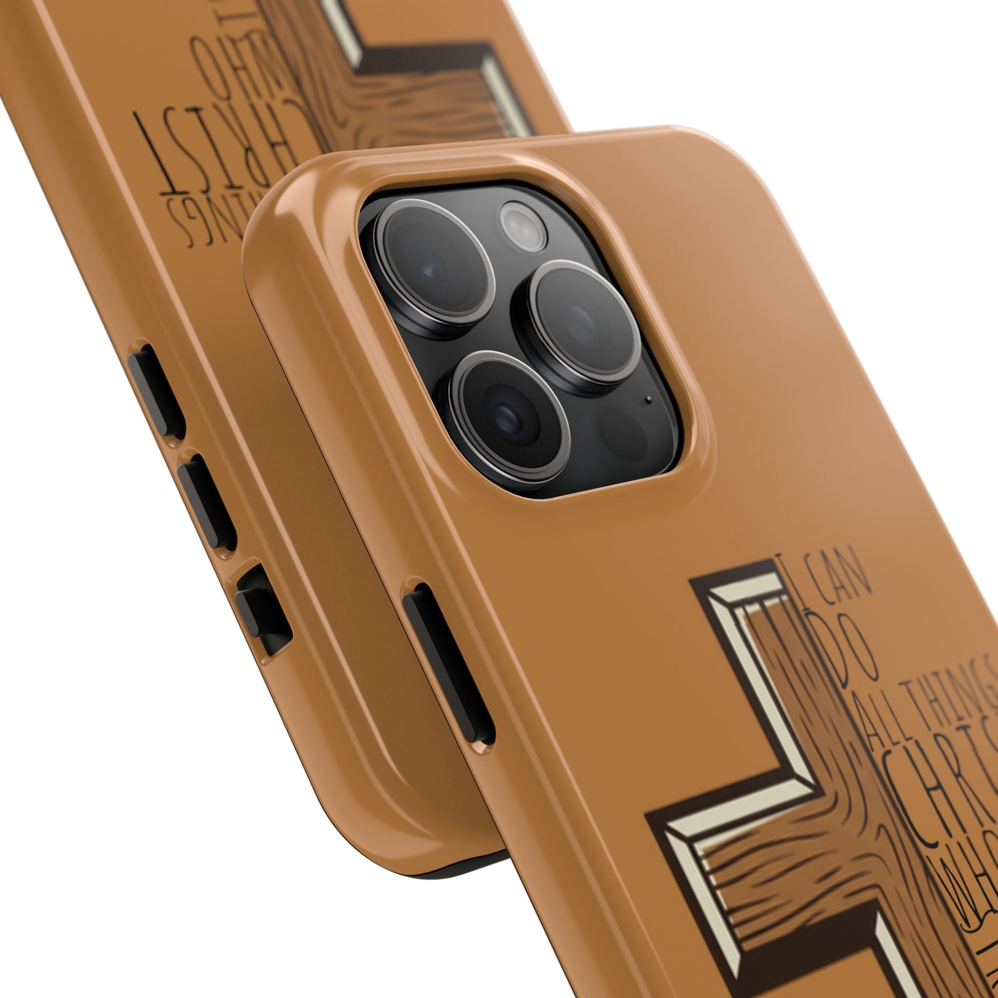 Tough Phone Case - I Can Do All Things (brown)