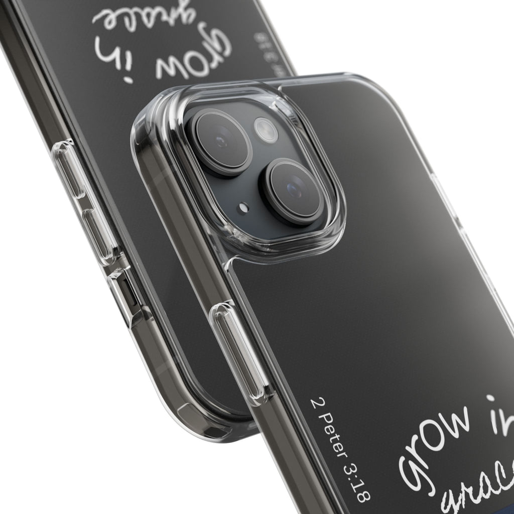 Clear Impact-Resistant Case - Grow in Grace