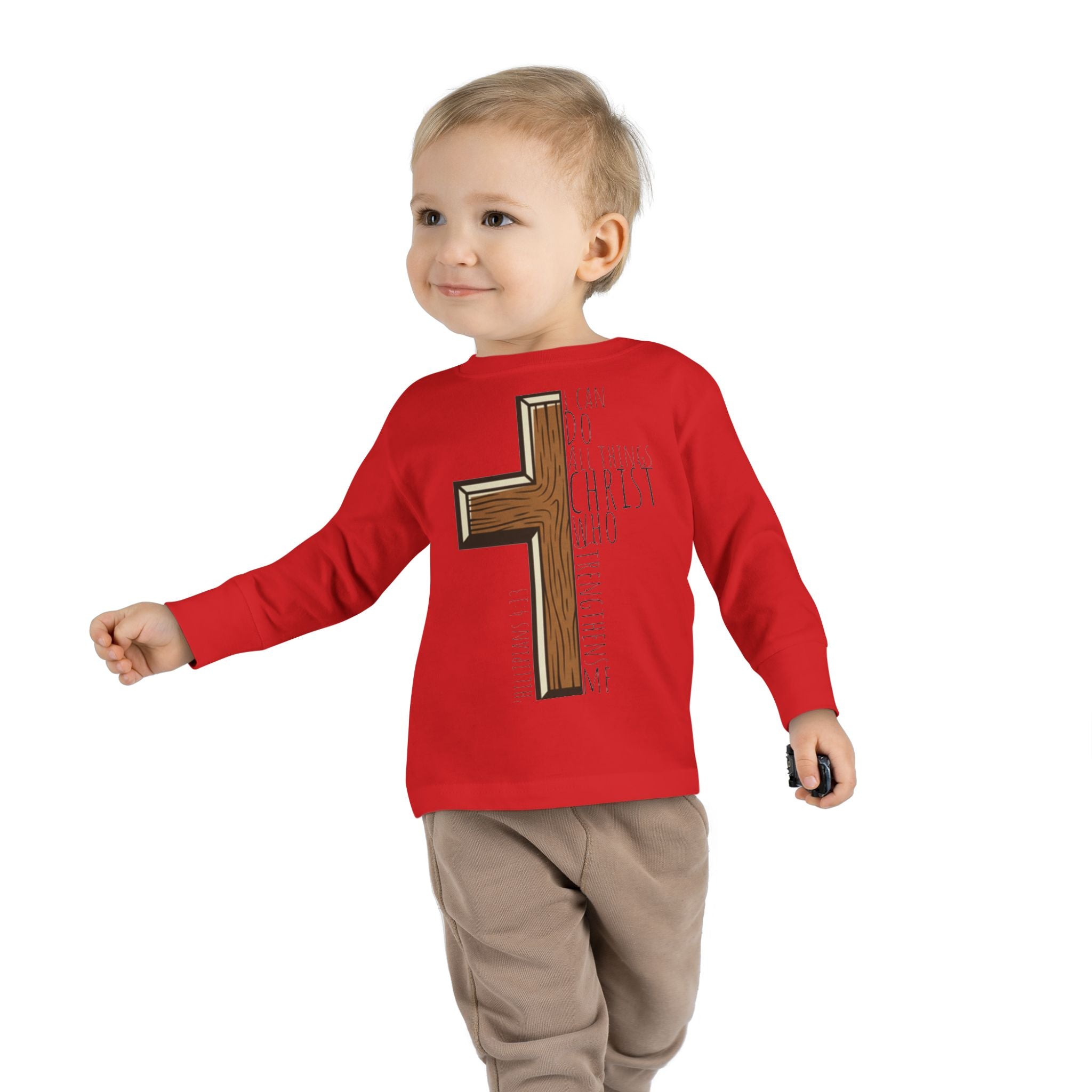 Toddler Long Sleeve Tee - I can do all things
