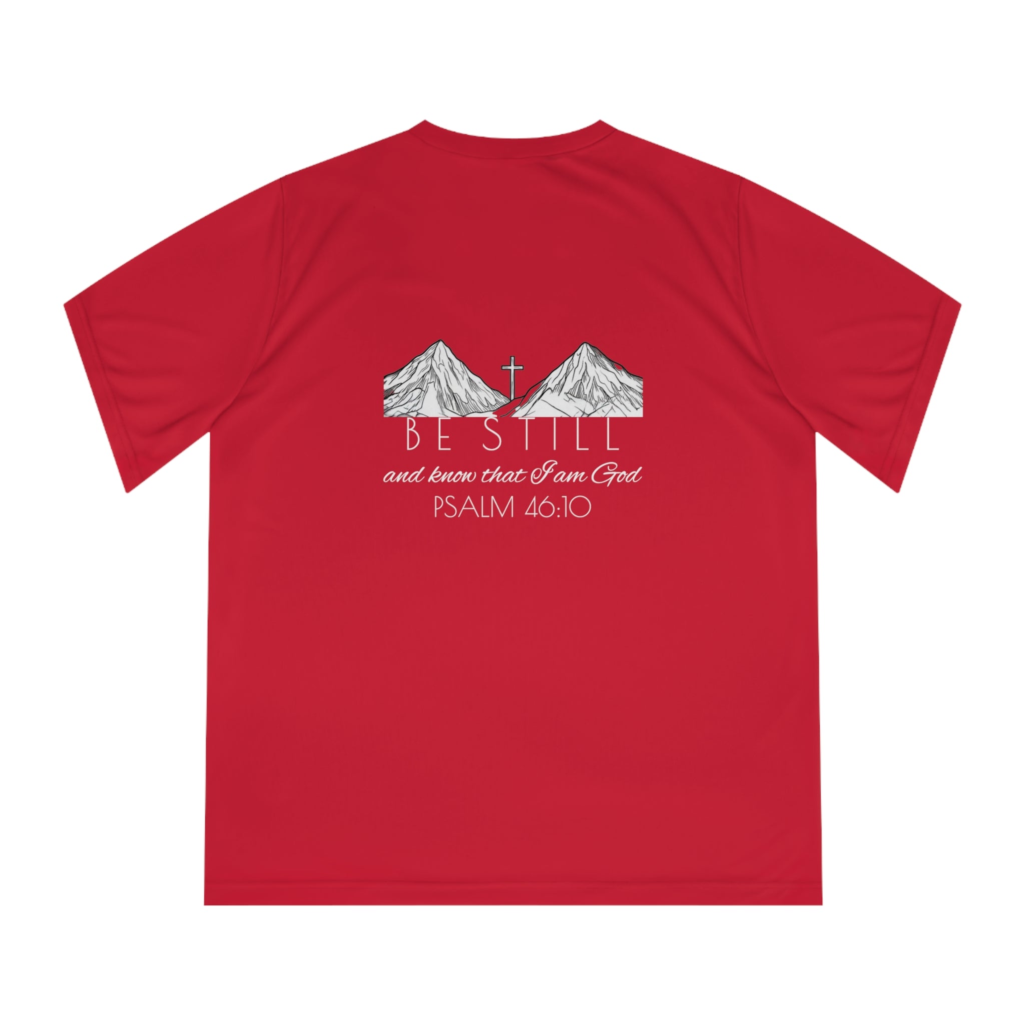 Women's Performance V-Neck T-Shirt - Be Still & Know