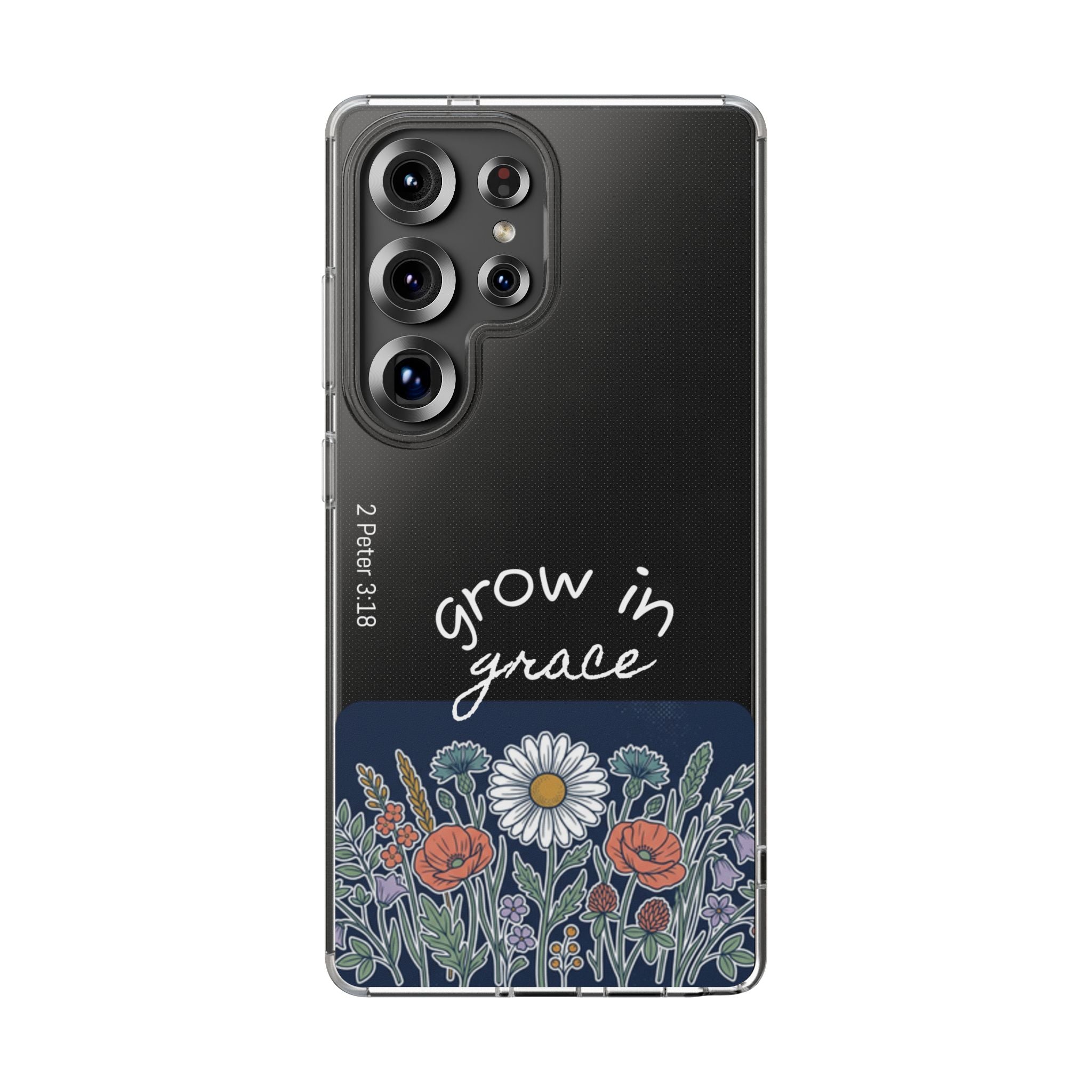 Clear Impact-Resistant Case - Grow in Grace