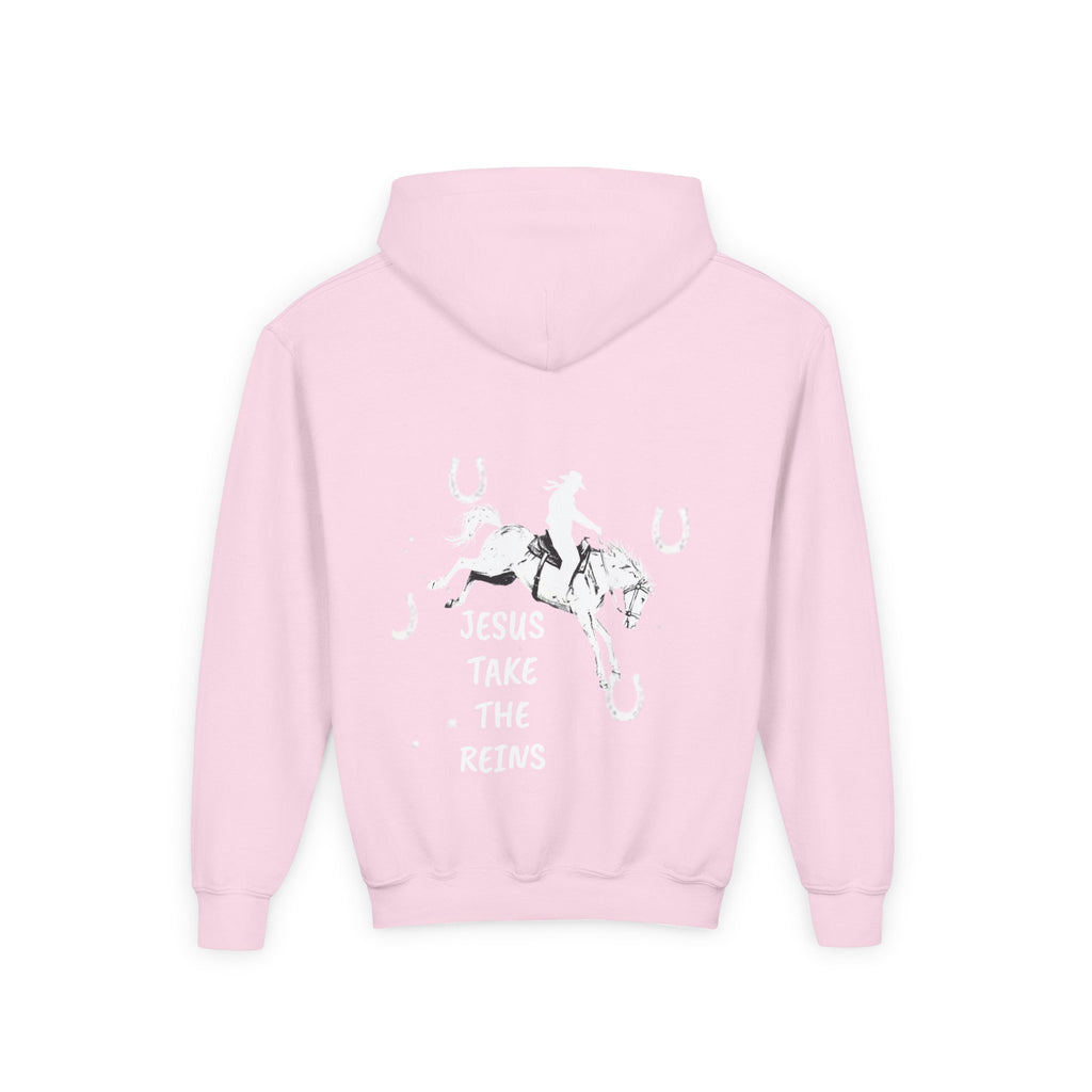 Youth Heavy Blend Hooded Sweatshirt - Take the Reins