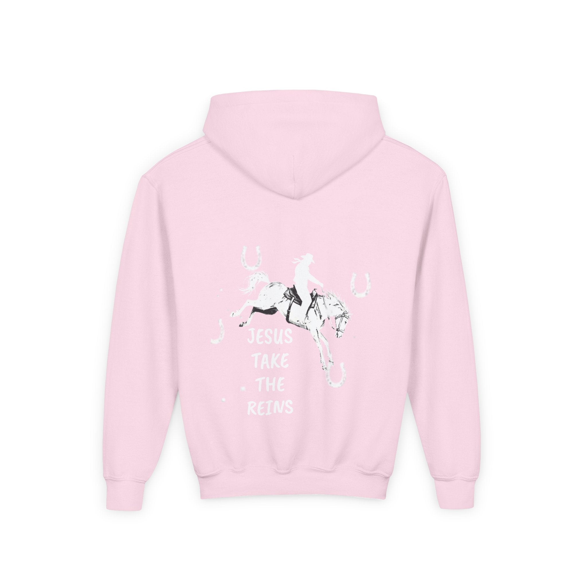 Youth Heavy Blend Hooded Sweatshirt - Take the Reins
