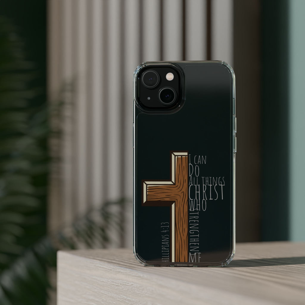 Clear Impact-Resistant Case - I Can Do All Things