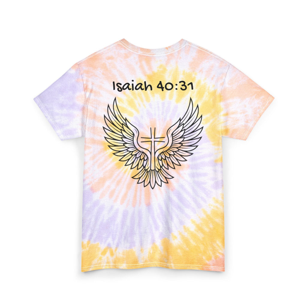 Tie Dye Cotton Tee - Isaiah 40:31