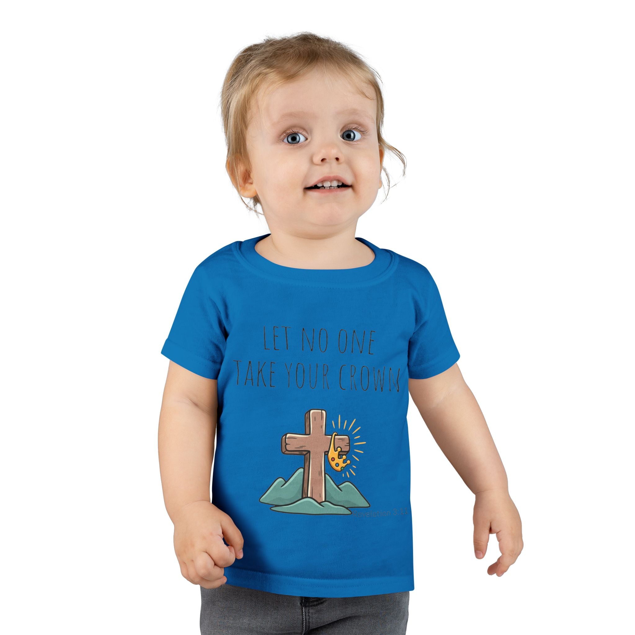 Toddler T-Shirt — Cross & Rising Sun Christian Kids Tee