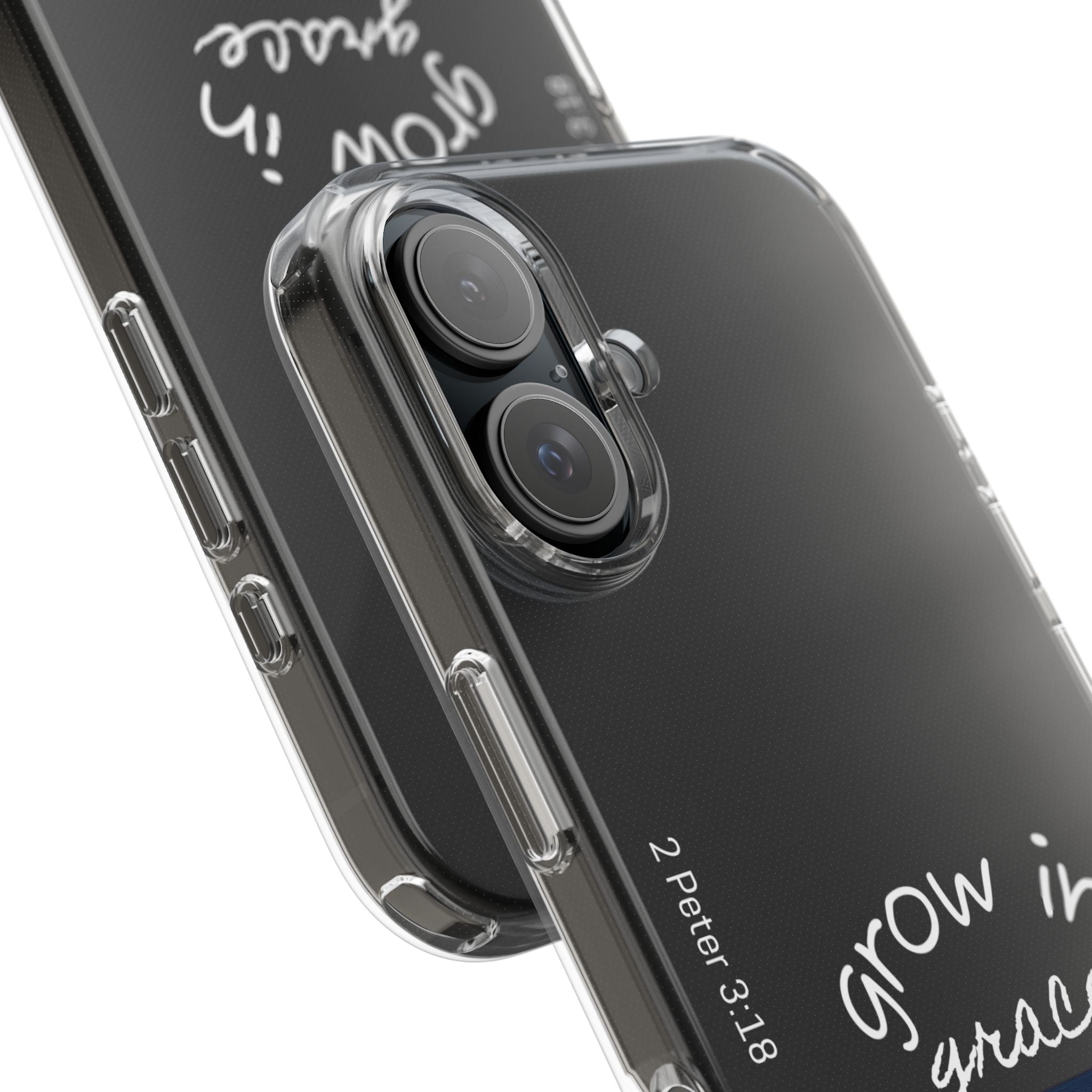 Clear Impact-Resistant Case - Grow in Grace