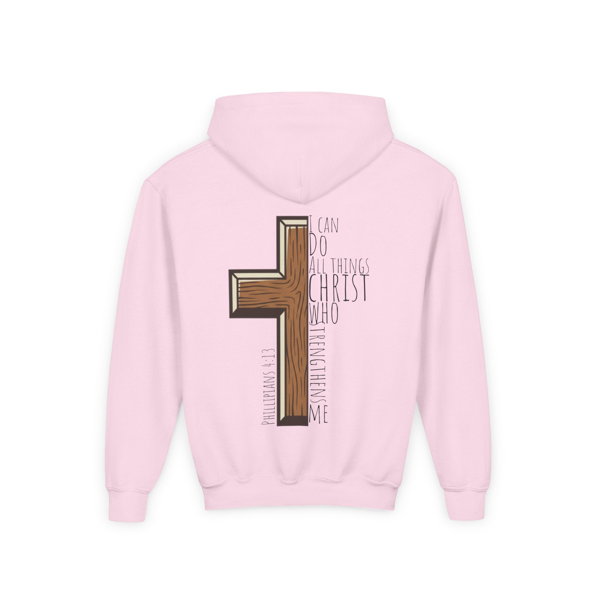 Youth Heavy Blend Hooded Sweatshirt - I can do all things