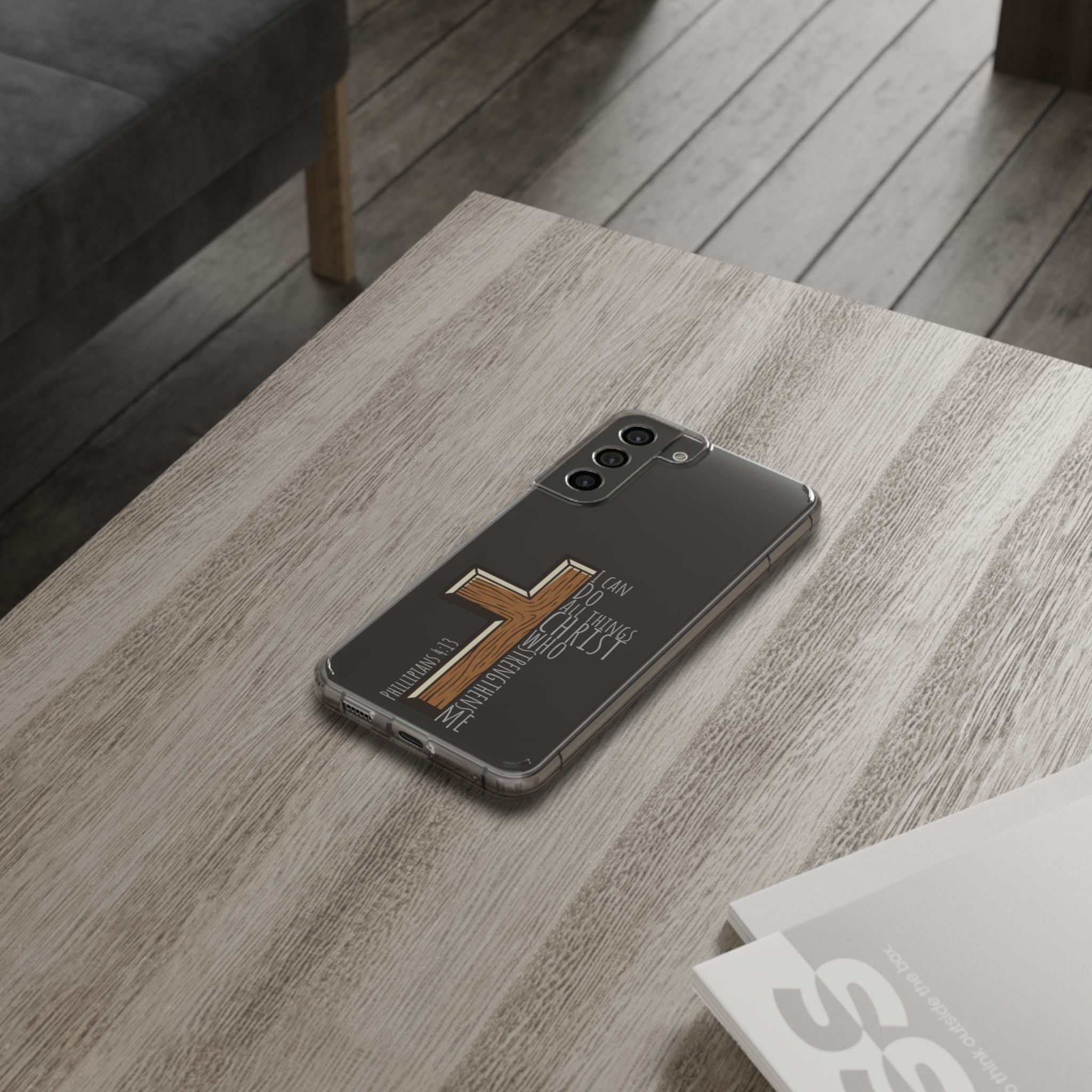 Clear Impact-Resistant Case - I Can Do All Things