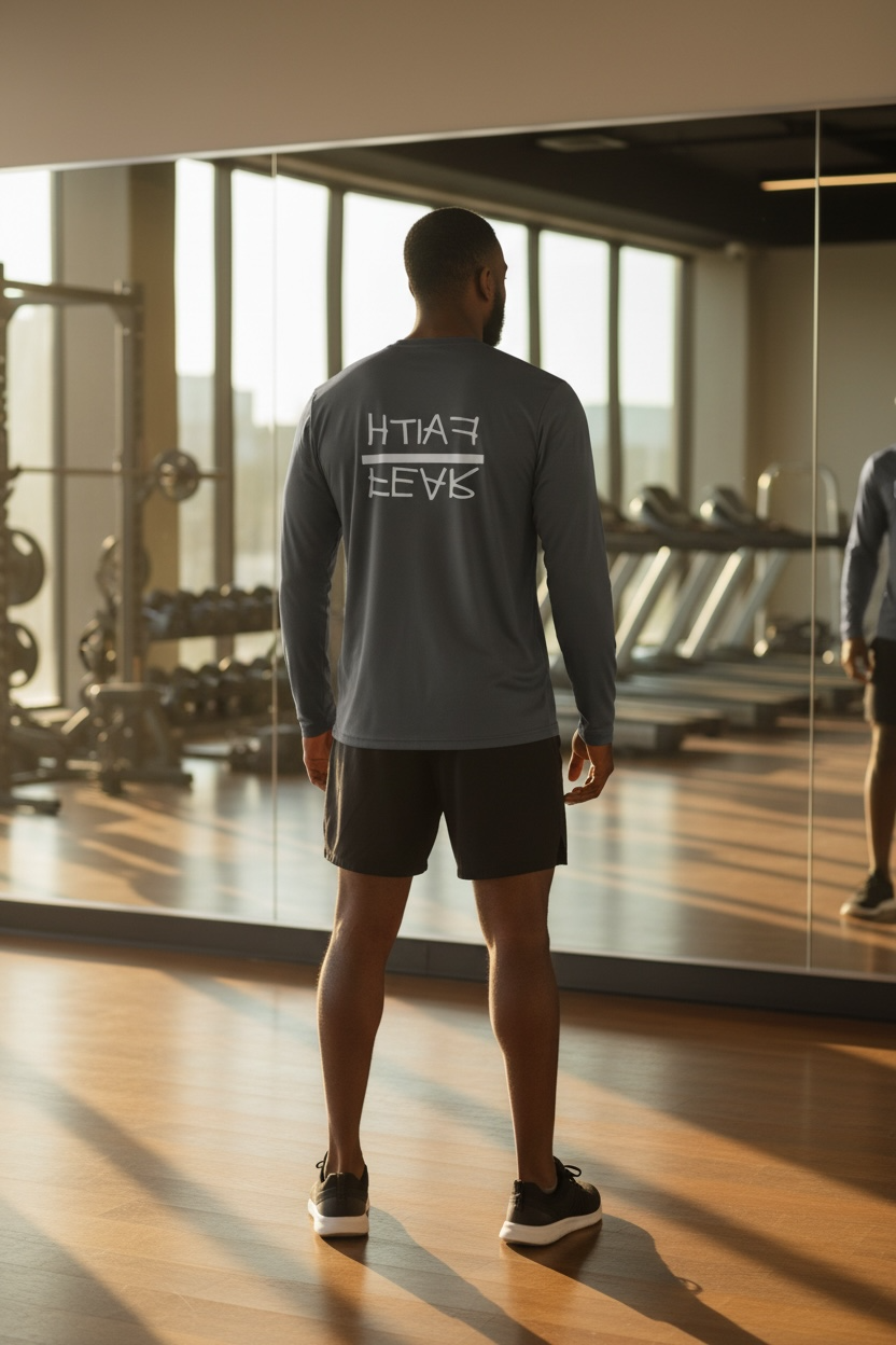 Lightweight Long Sleeve Tee - Faith Over Fear