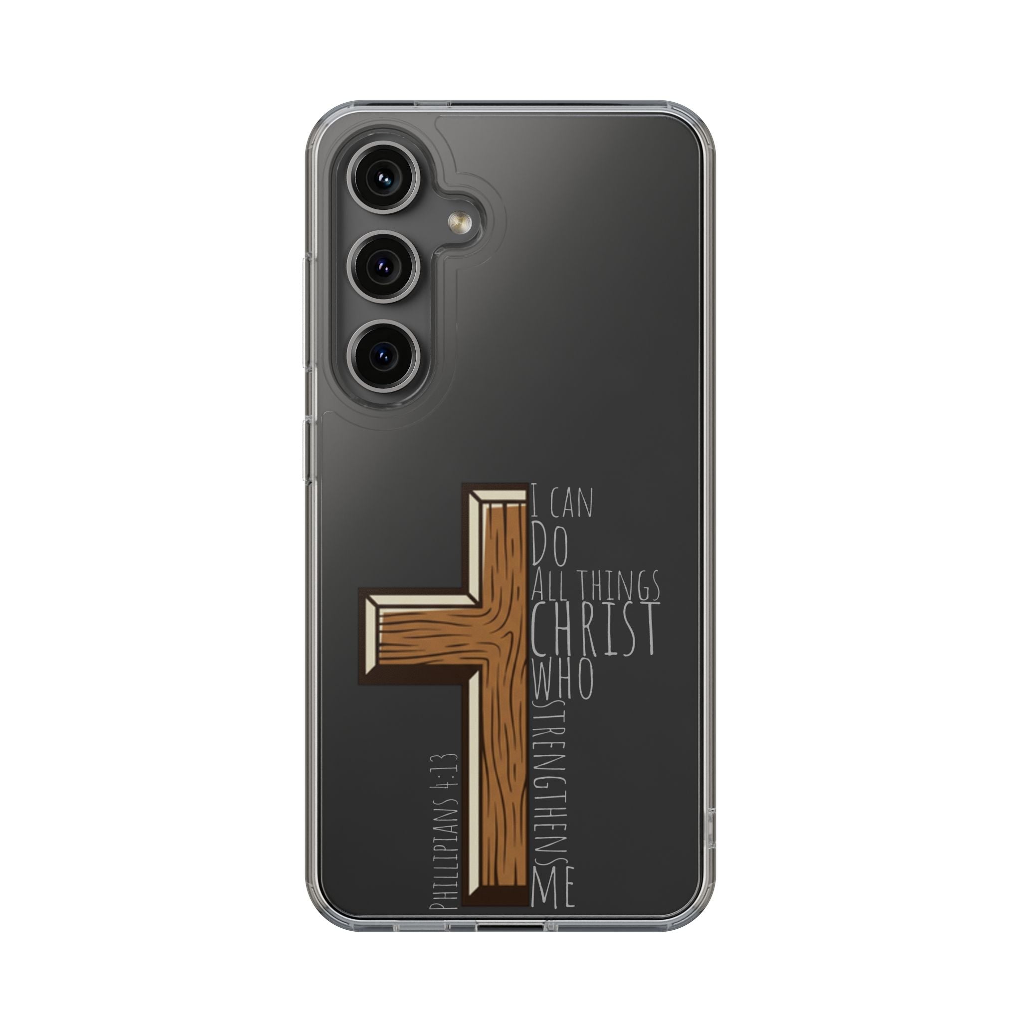 Clear Impact-Resistant Case - I Can Do All Things