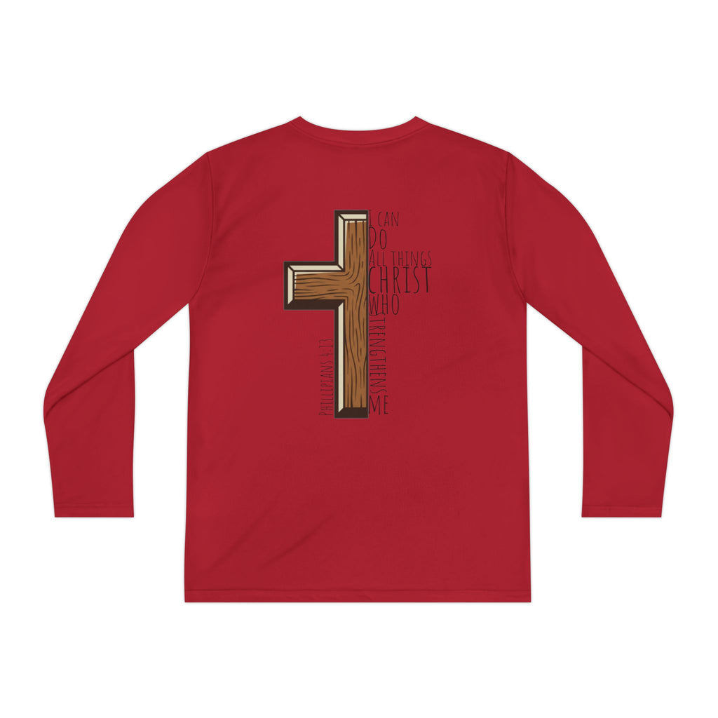 Youth Long Sleeve Competitor Tee - I Can Do All Things