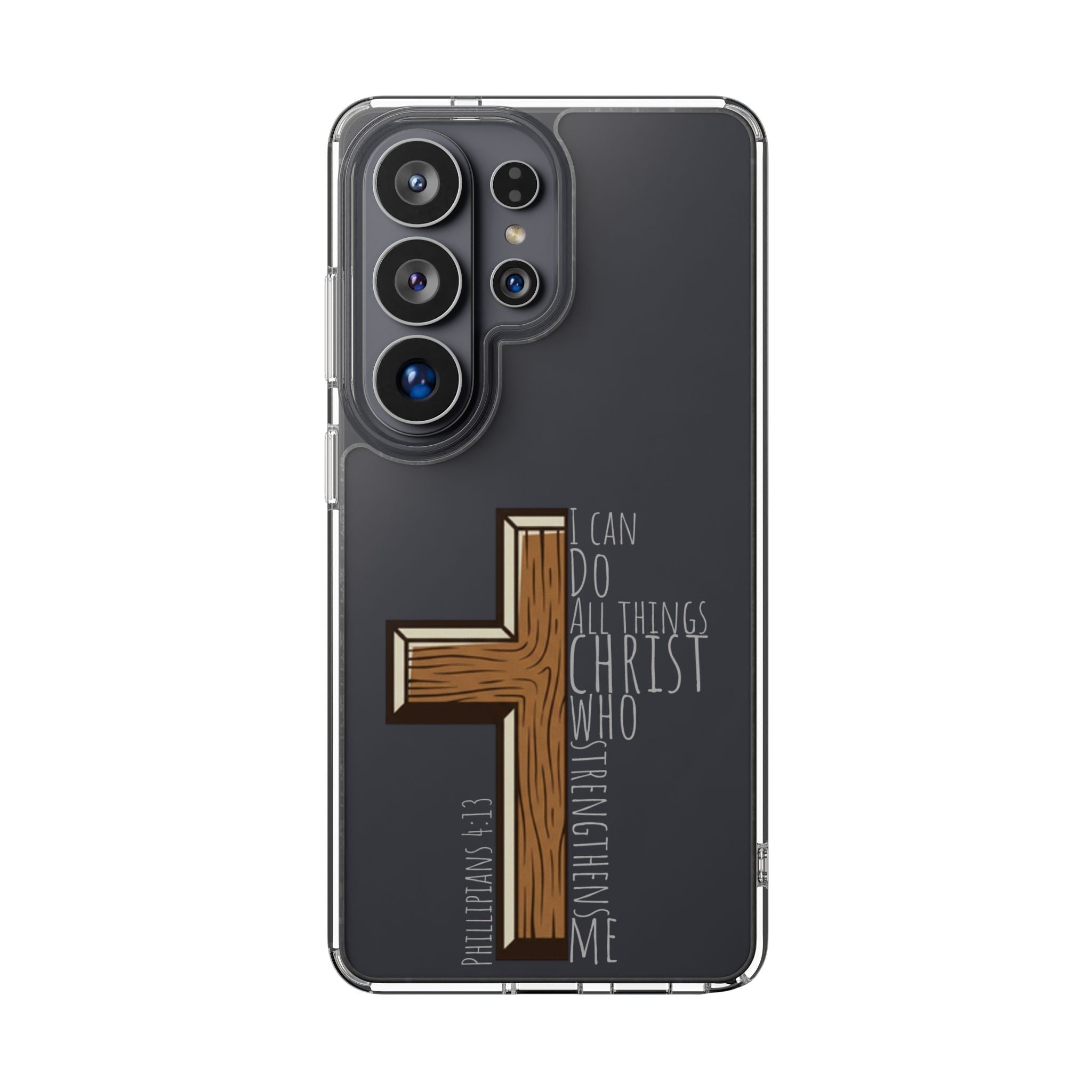 Clear Impact-Resistant Case - I Can Do All Things