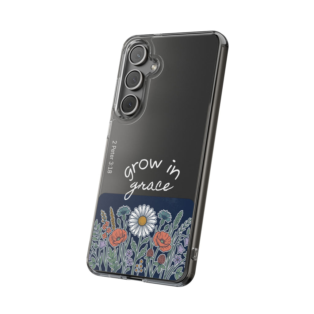 Clear Impact-Resistant Case - Grow in Grace