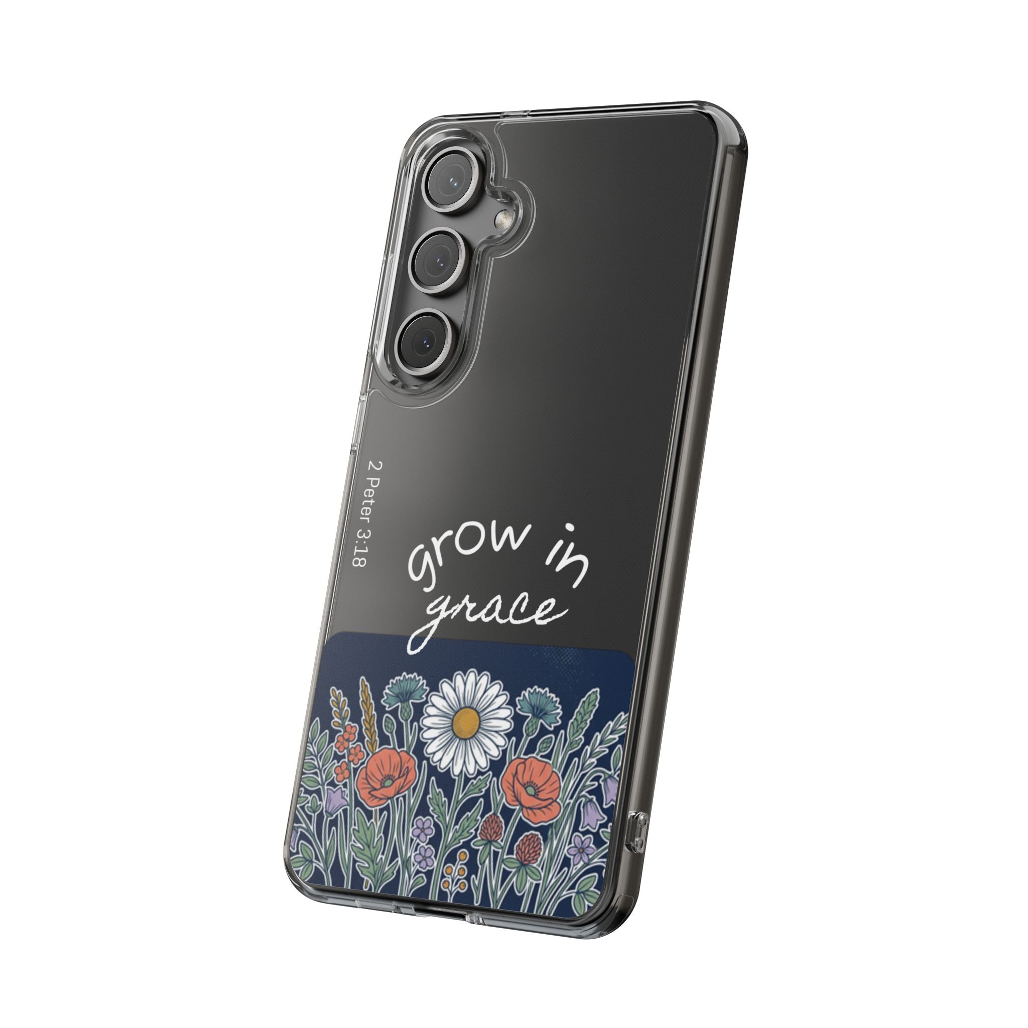 Clear Impact-Resistant Case - Grow in Grace