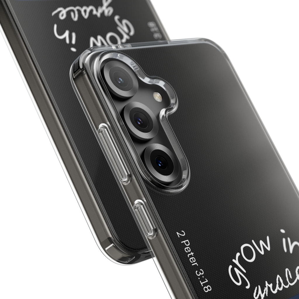 Clear Impact-Resistant Case - Grow in Grace