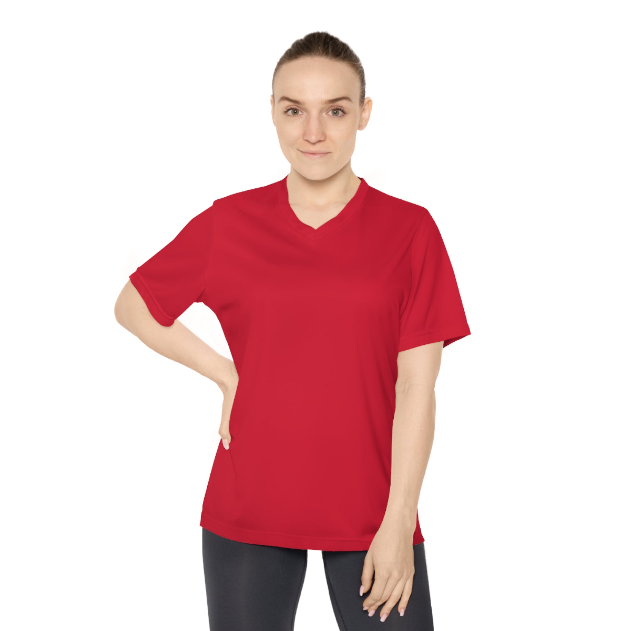 Women's Performance V-Neck T-Shirt - Be Still & Know