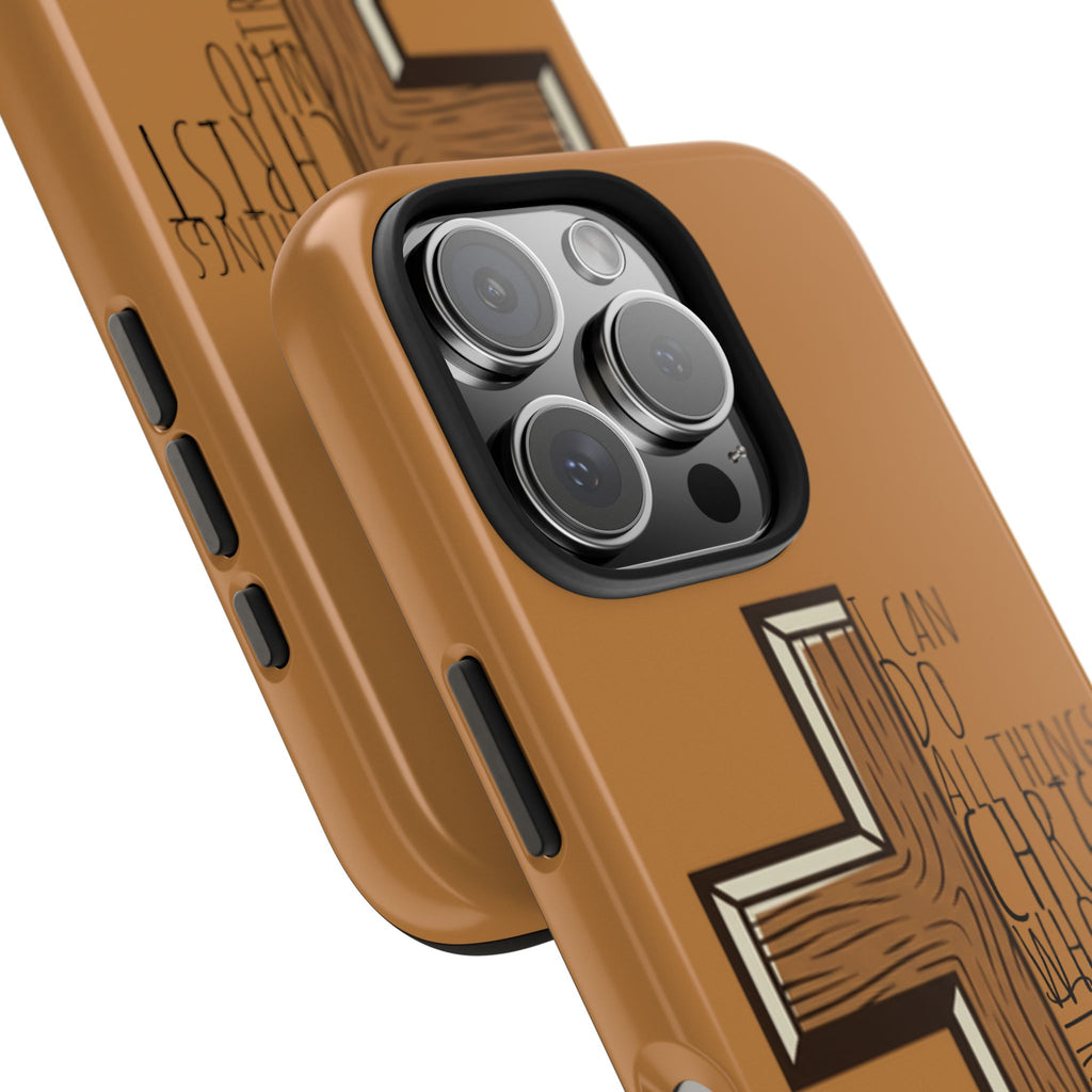 Tough Phone Case - I Can Do All Things (brown)
