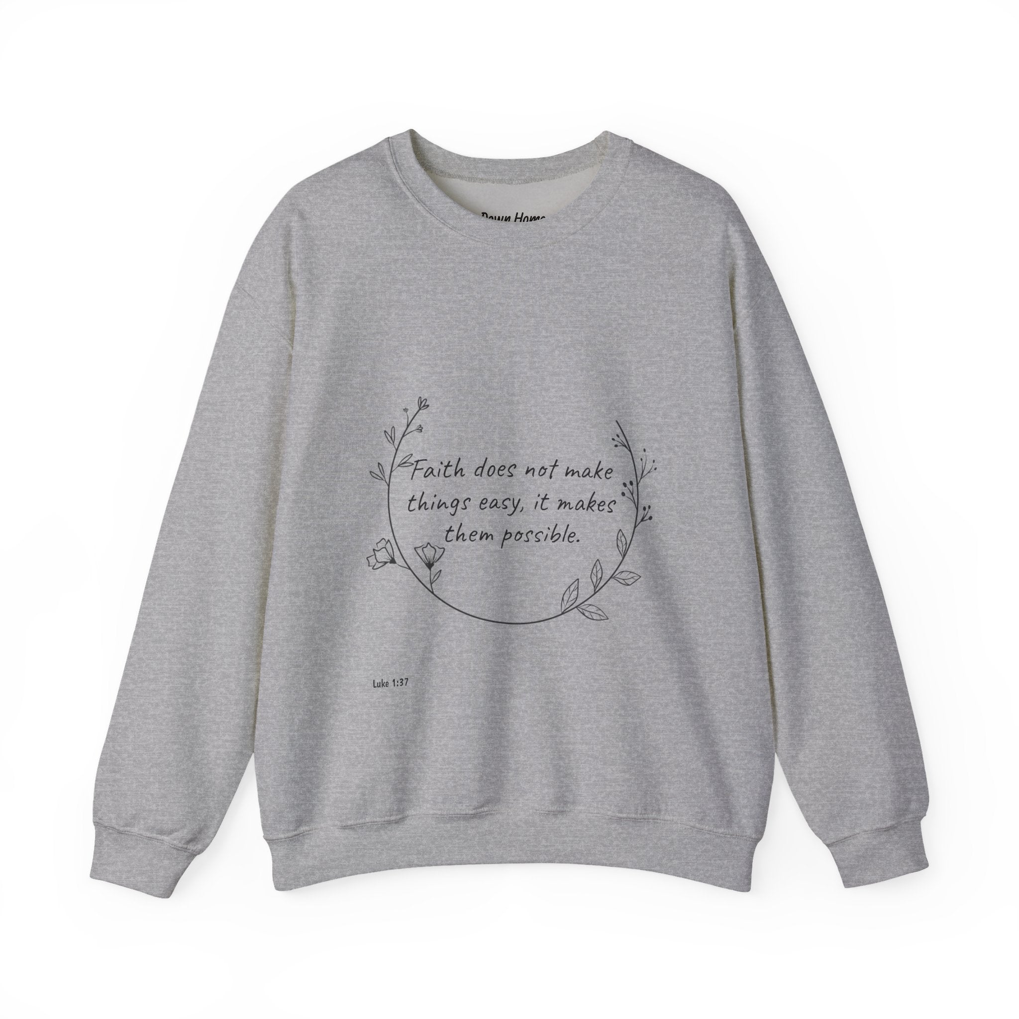 Heavy Blend™ Crewneck Sweatshirt - Luke 1:37