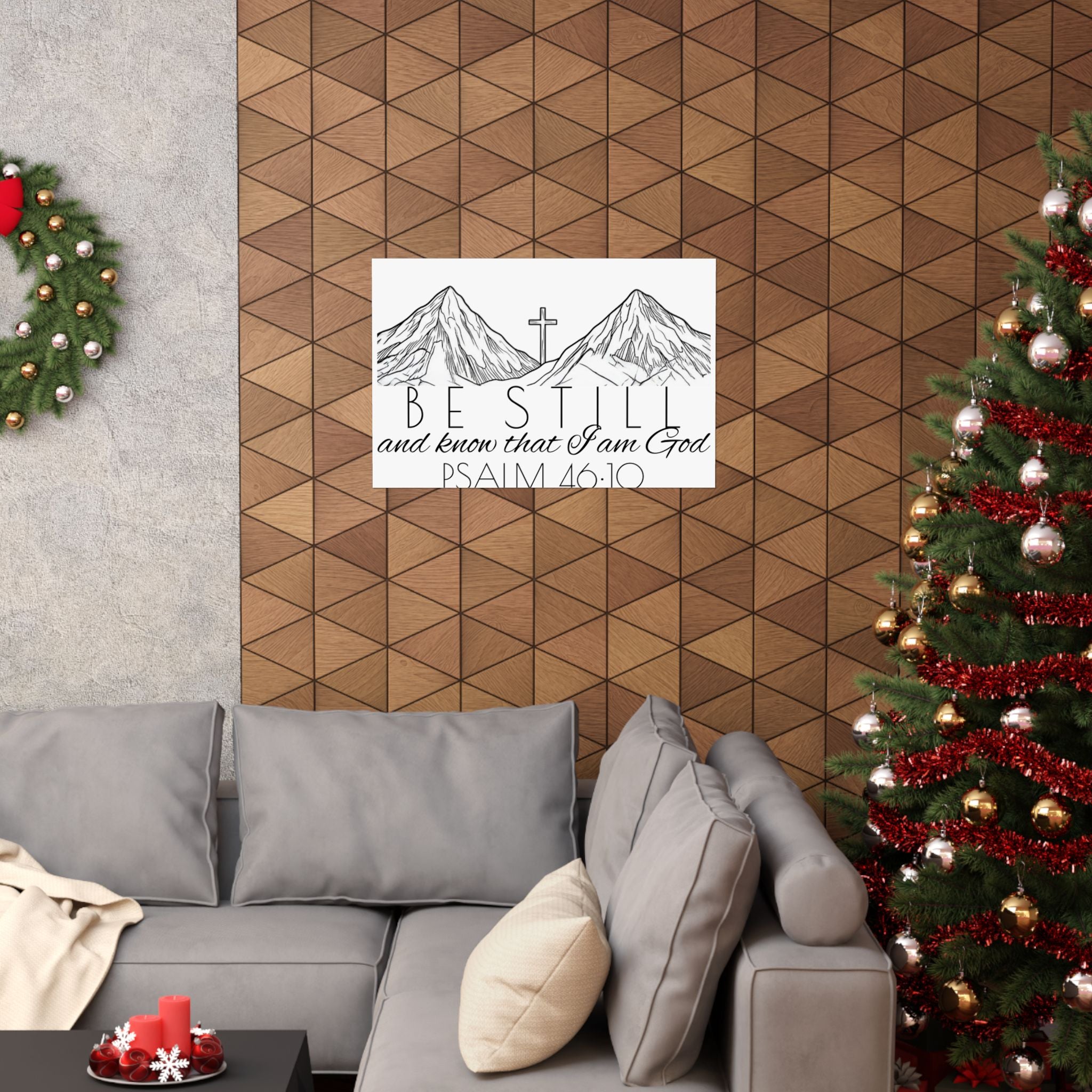 Matte Horizontal Poster - Be Still & Know