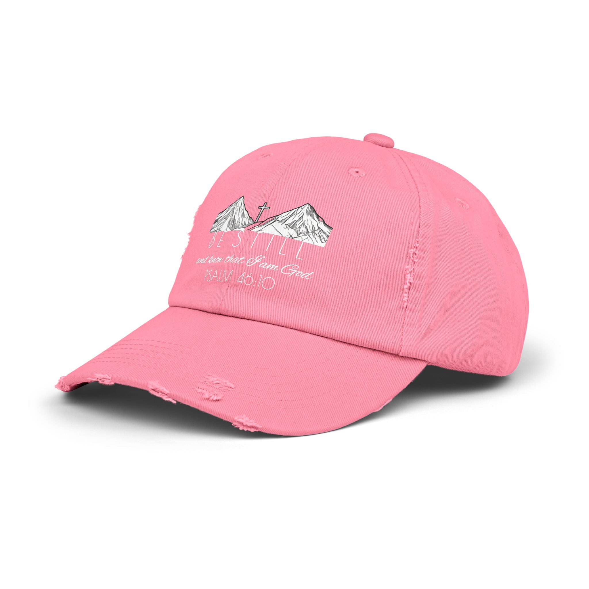 Unisex Distressed Cap - Be Still & Know